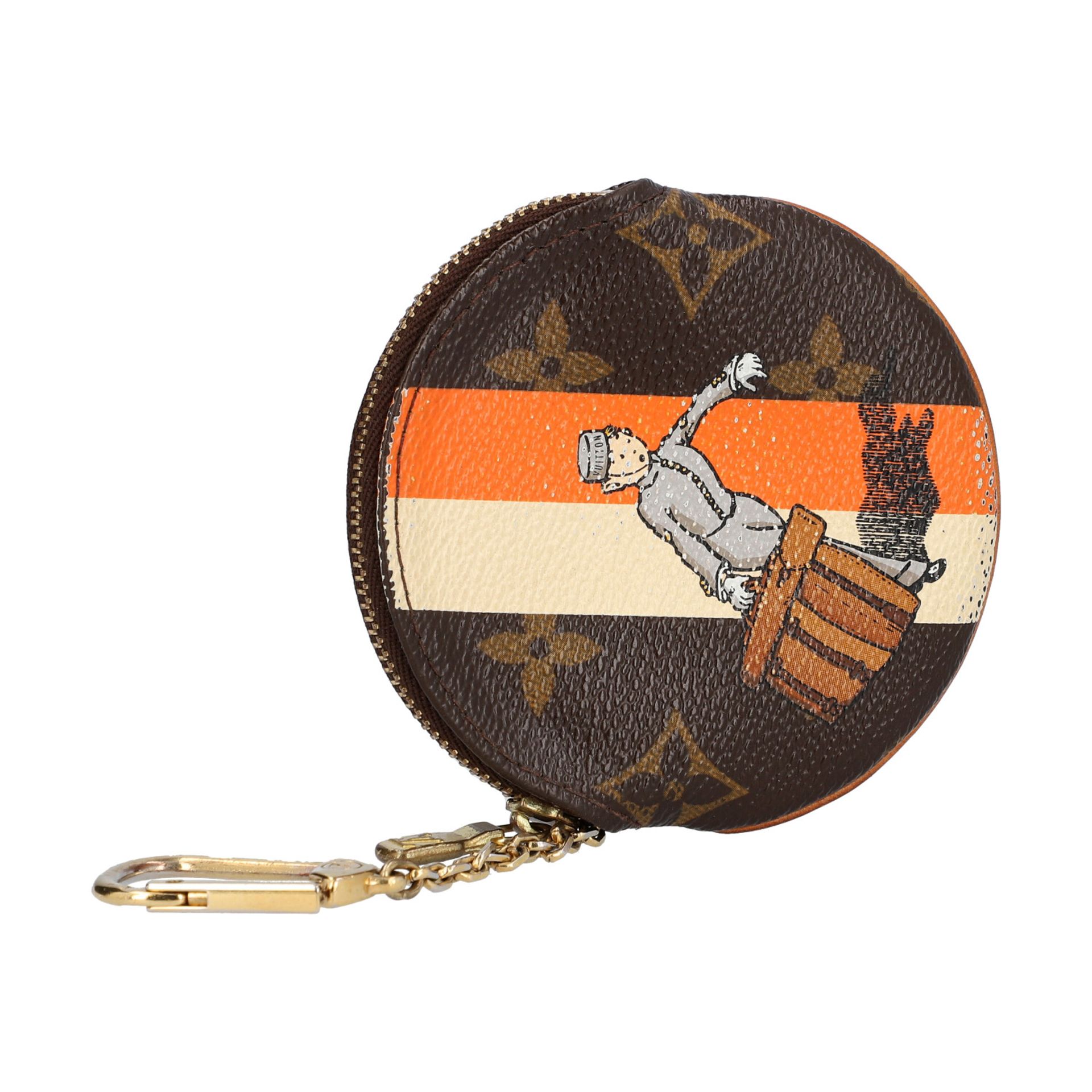 LOUIS VUITTON Etui "ROUND GROOM COIN PURSE", Koll. 2006. - Bild 2 aus 4