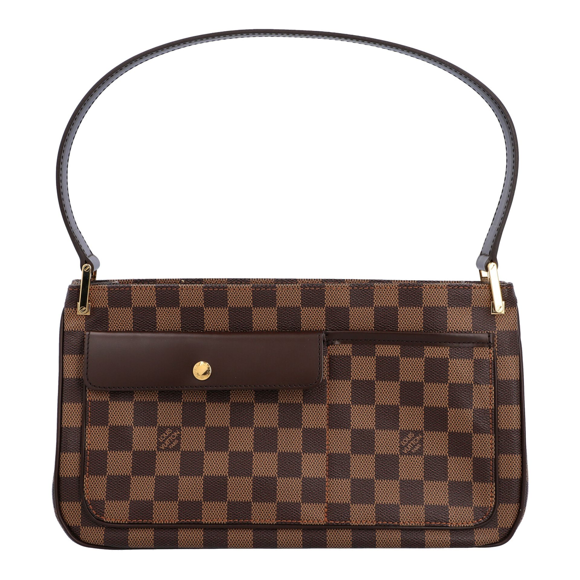 LOUIS VUITTON Schultertasche "AUBAGNE", Koll.: 2005, NP.: ca. 900,-€.<b