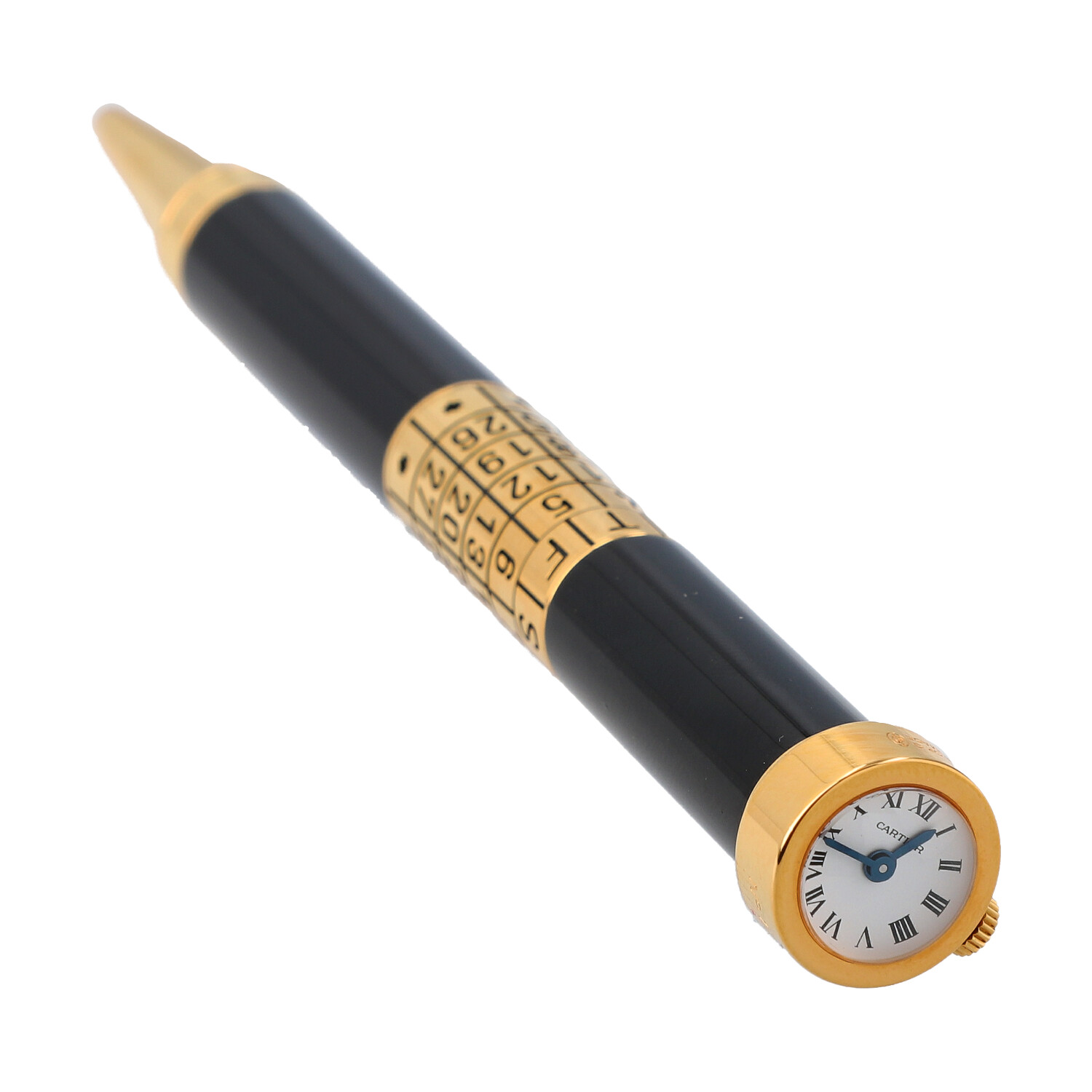 CARTIER Drehkugelschreiber "PEN WATCH WITH CALENDAR". - Image 2 of 5