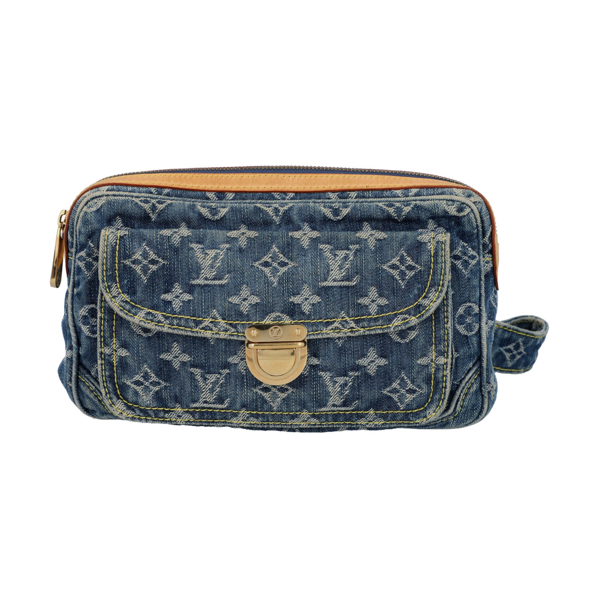 LOUIS VUITTON Bauchtasche "BUM BAG DENIM BLUE", Koll.: 2007.