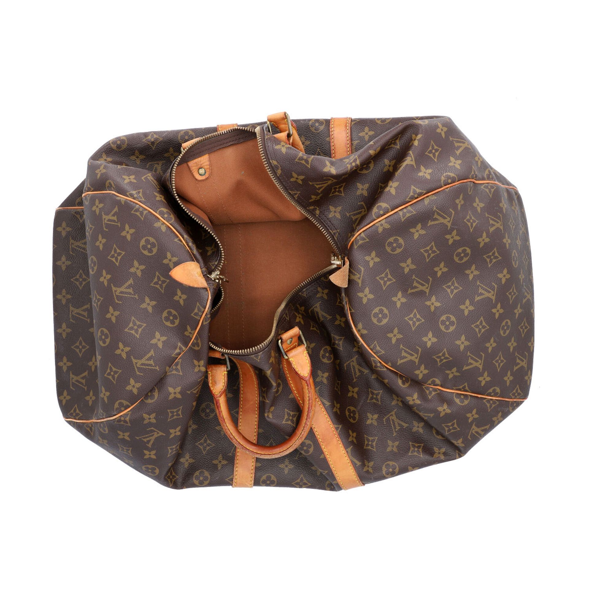 LOUIS VUITTON Weekender "KEEPALL 55", Koll.: 1990, akt. NP.: 1.140,-€.<b - Bild 6 aus 8