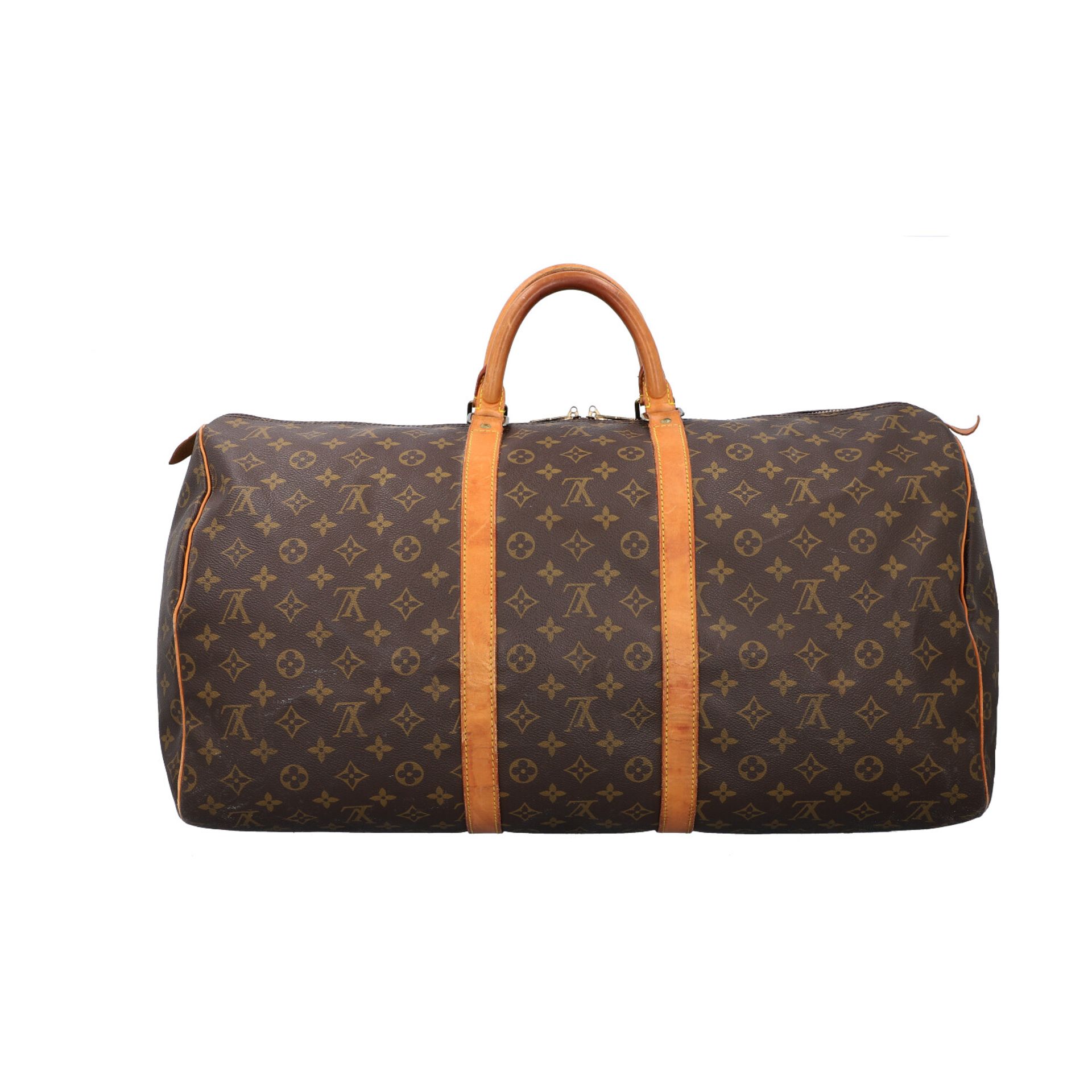 LOUIS VUITTON Weekender "KEEPALL 55", Koll.: 1990, akt. NP.: 1.140,-€.<b - Bild 4 aus 8