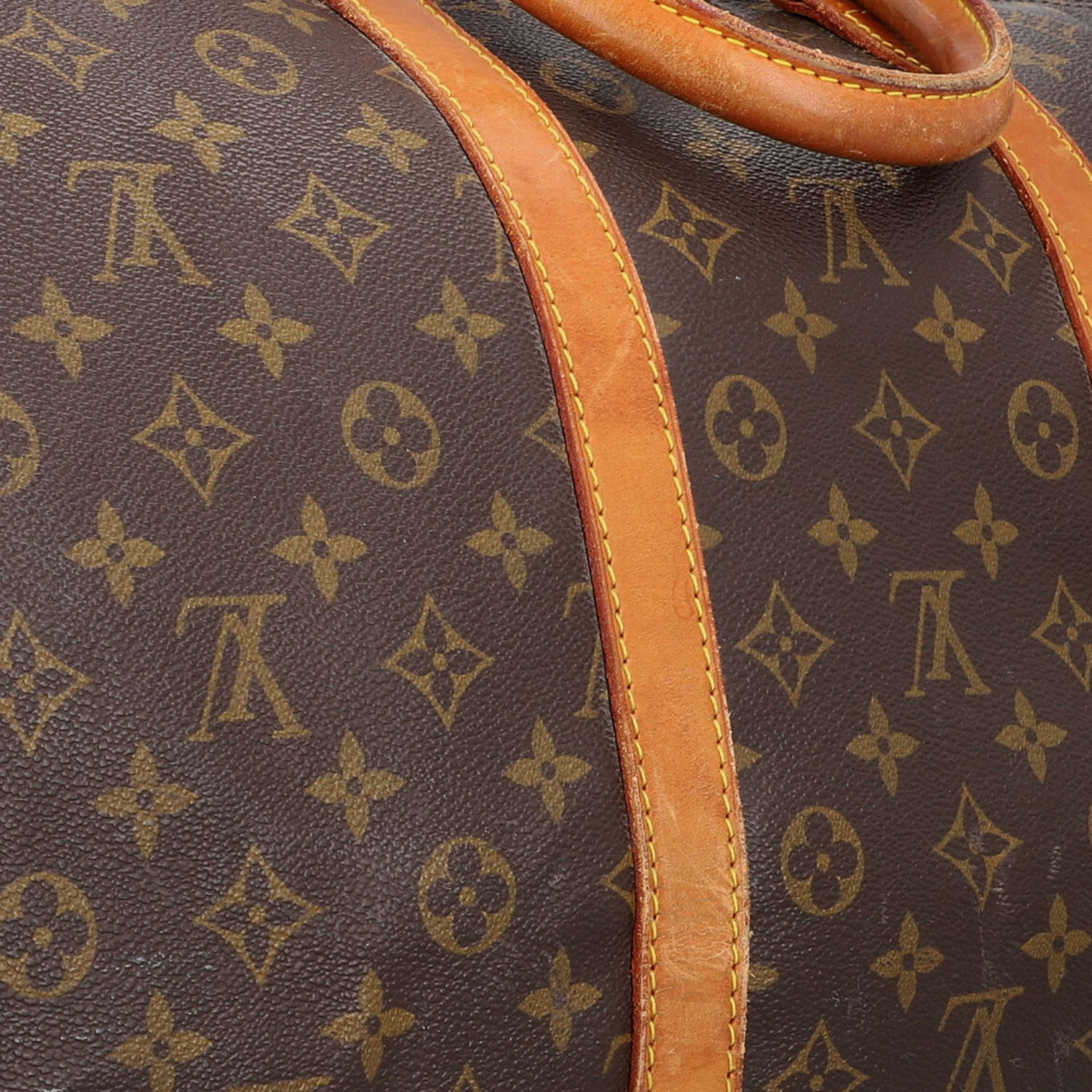 LOUIS VUITTON Weekender "KEEPALL 55", Koll.: 1990, akt. NP.: 1.140,-€.<b - Bild 7 aus 8