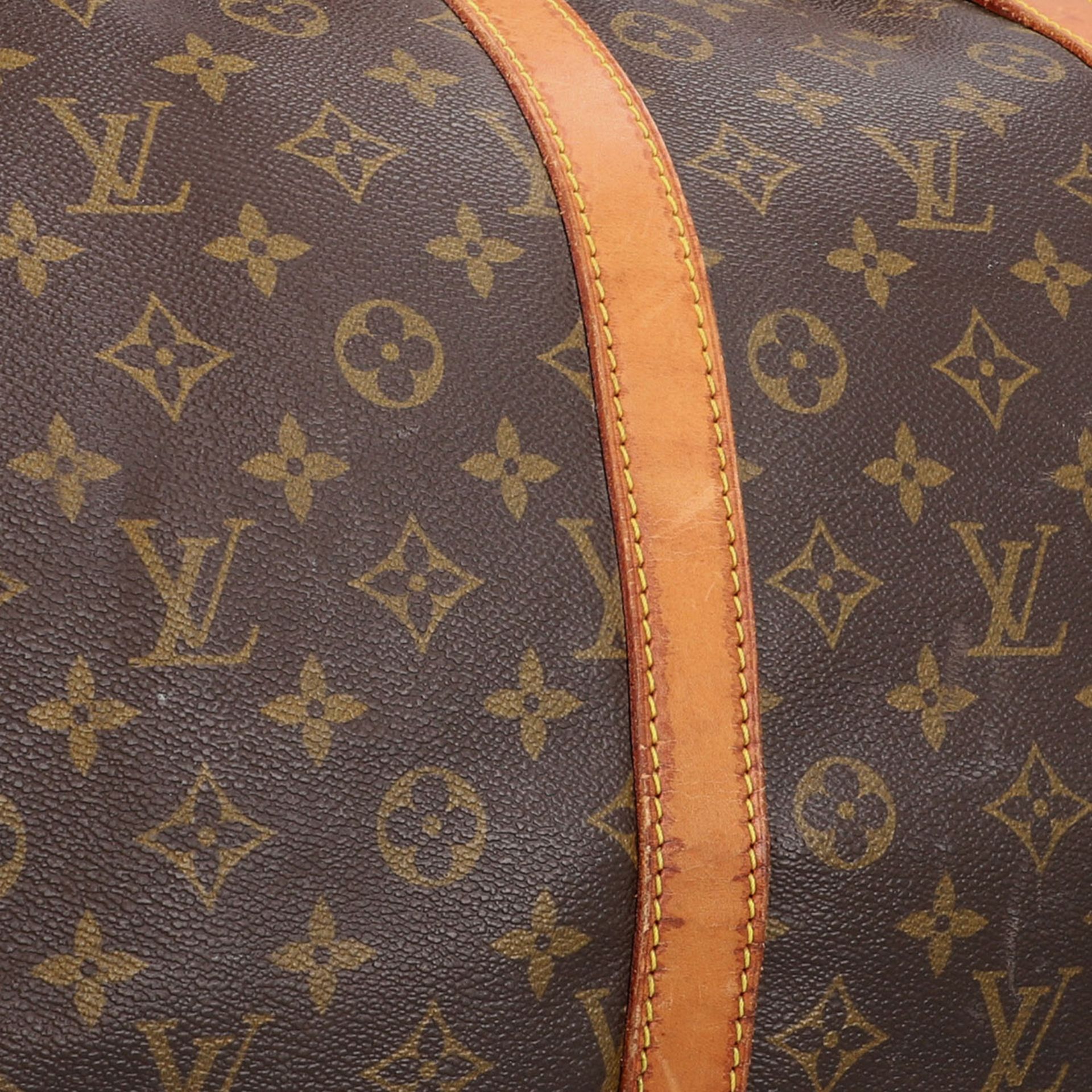 LOUIS VUITTON Weekender "KEEPALL 55", Koll.: 1990, akt. NP.: 1.140,-€.<b - Bild 8 aus 8