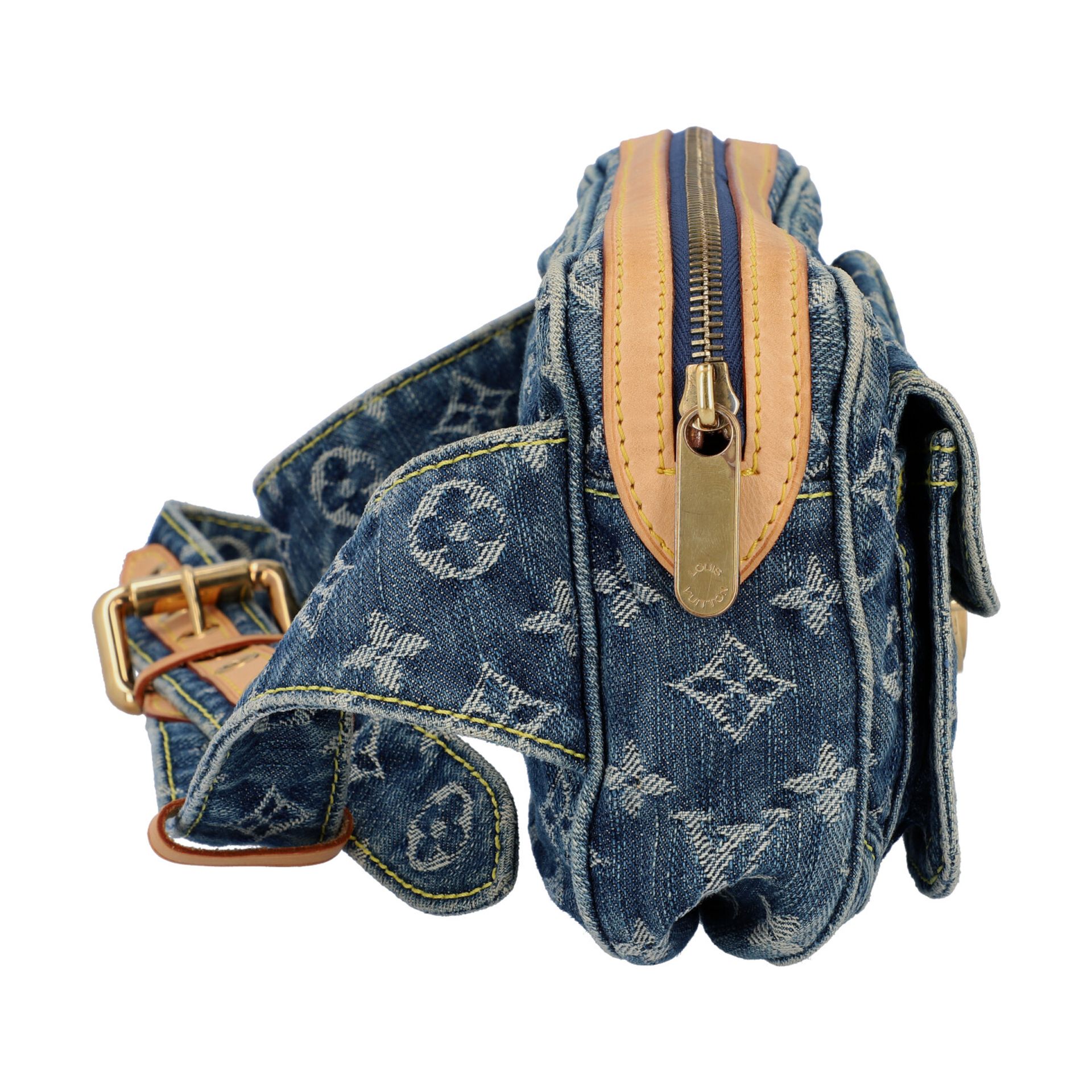 LOUIS VUITTON Bauchtasche "BUM BAG DENIM BLUE", Koll.: 2007. - Bild 3 aus 6