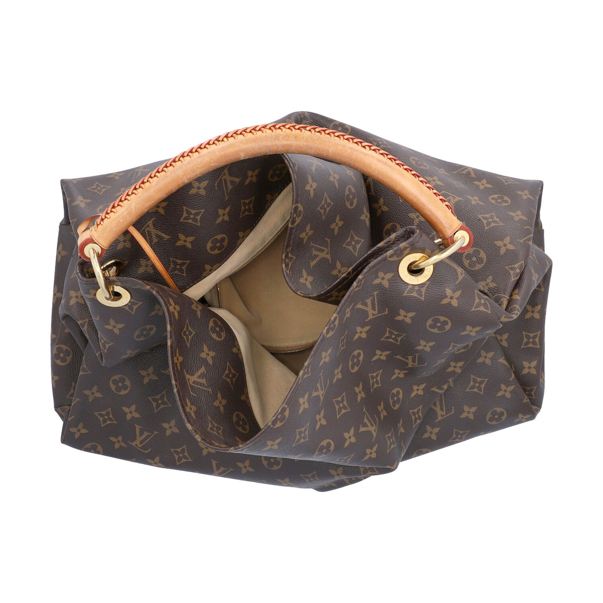 LOUIS VUITTON Hobo-Bag "ARTSY", Koll.: 2010, akt. NP.: 1.540,-€.Monogram Canvas Serie mit - Bild 6 aus 8