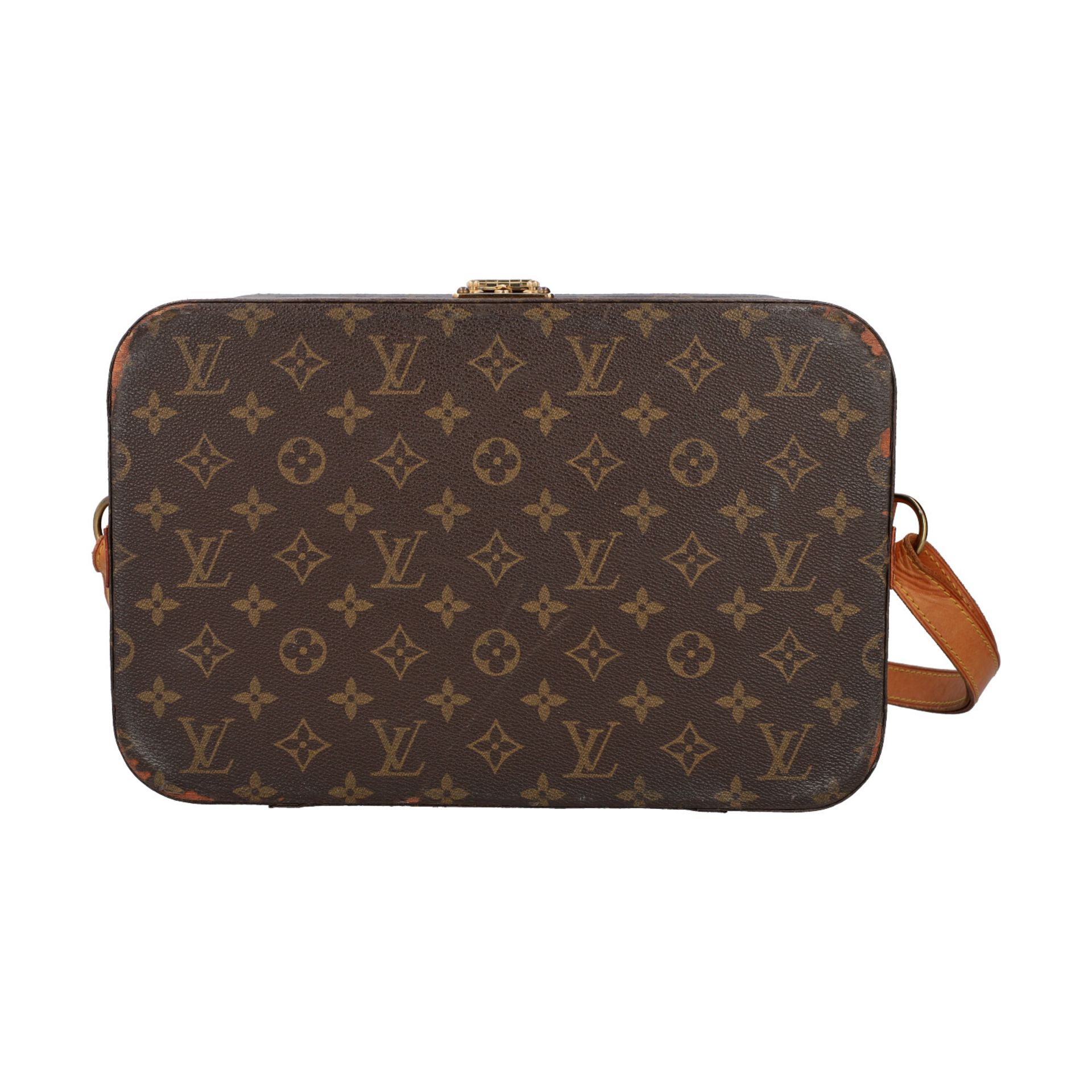 LOUIS VUITTON VINTAGE Reise-, Kosmetiktasche "VANITY CASE", Koll. 1990.Monogram Canvas mit - Bild 5 aus 6