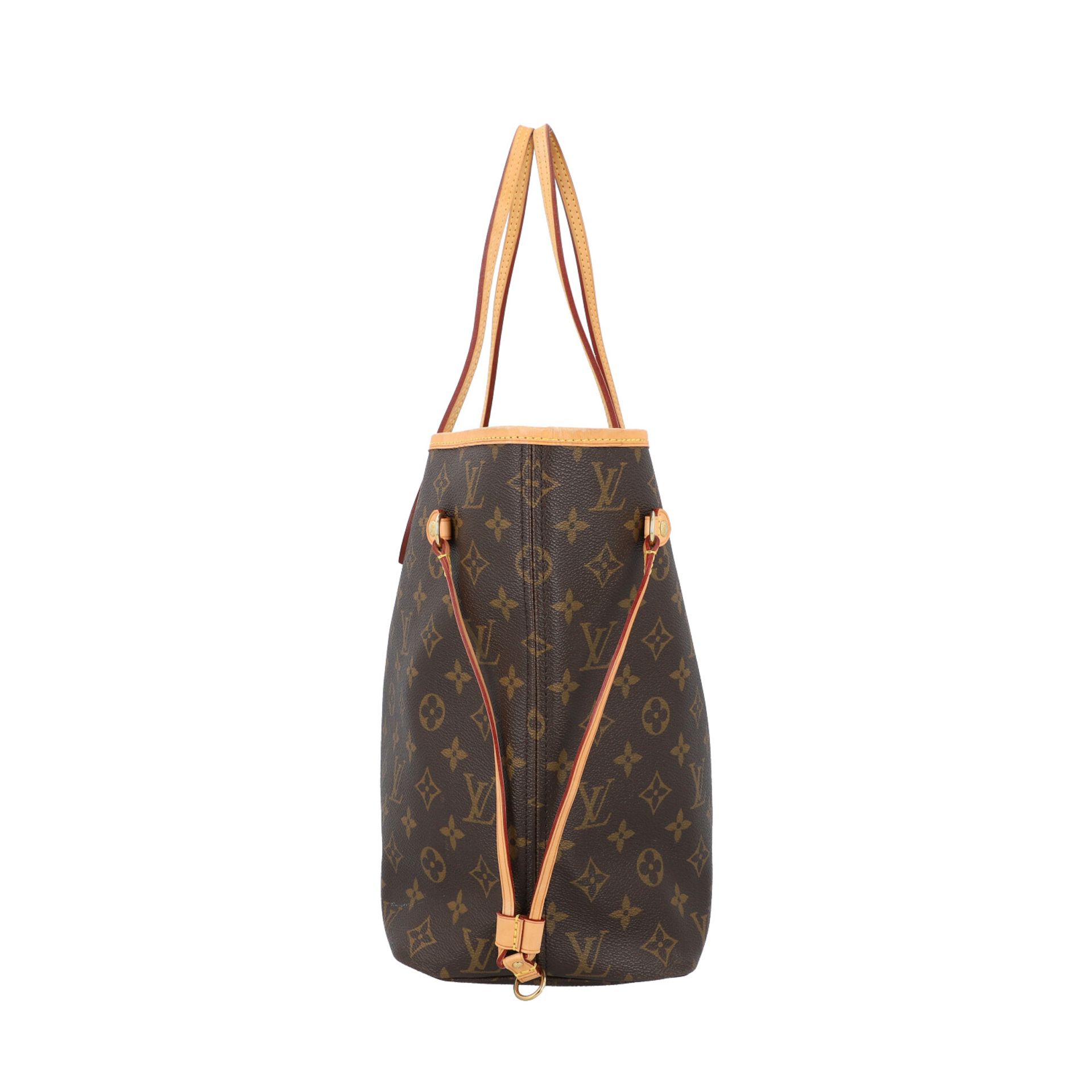 LOUIS VUITTON Shopper "NEVERFULL MM", Koll.: 2012, akt. NP.: 1.460,-€."MY LV HERITAGE". Monogram - Bild 3 aus 8