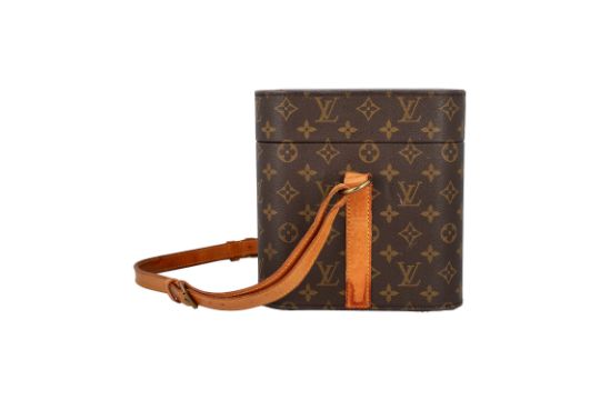 LOUIS VUITTON VINTAGE Reise-, Kosmetiktasche "VANITY CASE", Koll. 1990.Monogram Canvas mit - Bild 3 aus 6