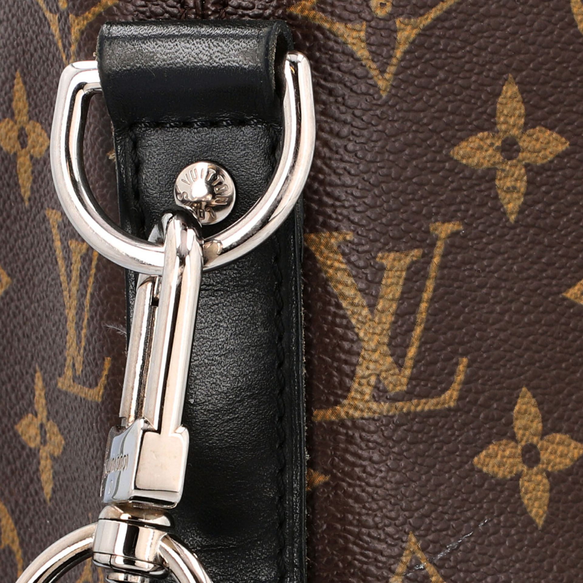 LOUIS VUITTON Business-Tasche "MACASSAR DAVIS", Koll.: 2010.Monogram Canvas Serie mit schwarzen - Bild 8 aus 8