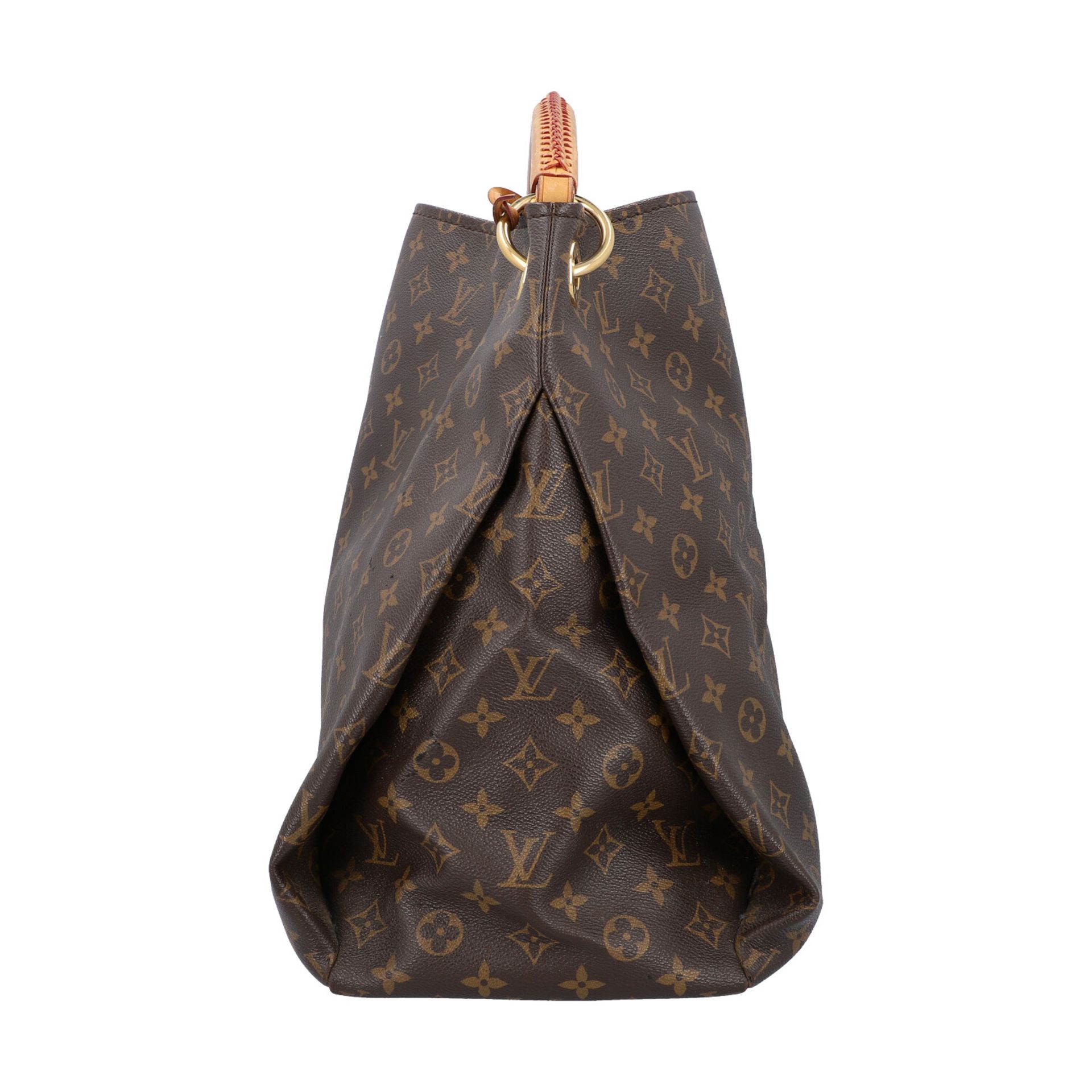 LOUIS VUITTON Hobo-Bag "ARTSY", Koll.: 2010, akt. NP.: 1.540,-€.Monogram Canvas Serie mit - Bild 3 aus 8