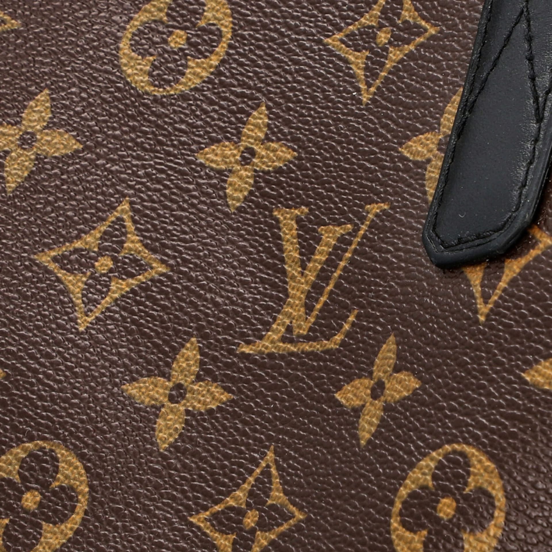 LOUIS VUITTON Business-Tasche "MACASSAR DAVIS", Koll.: 2010.Monogram Canvas Serie mit schwarzen - Bild 7 aus 8