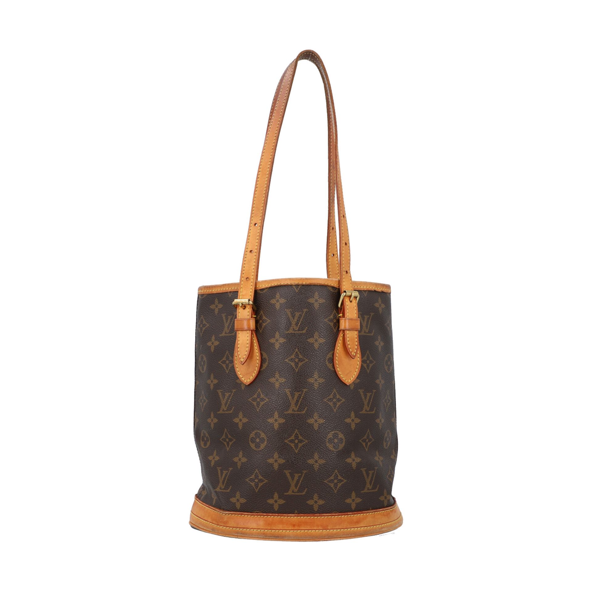 LOUIS VUITTON Schultertasche "BUCKET PM", Koll. 2001.