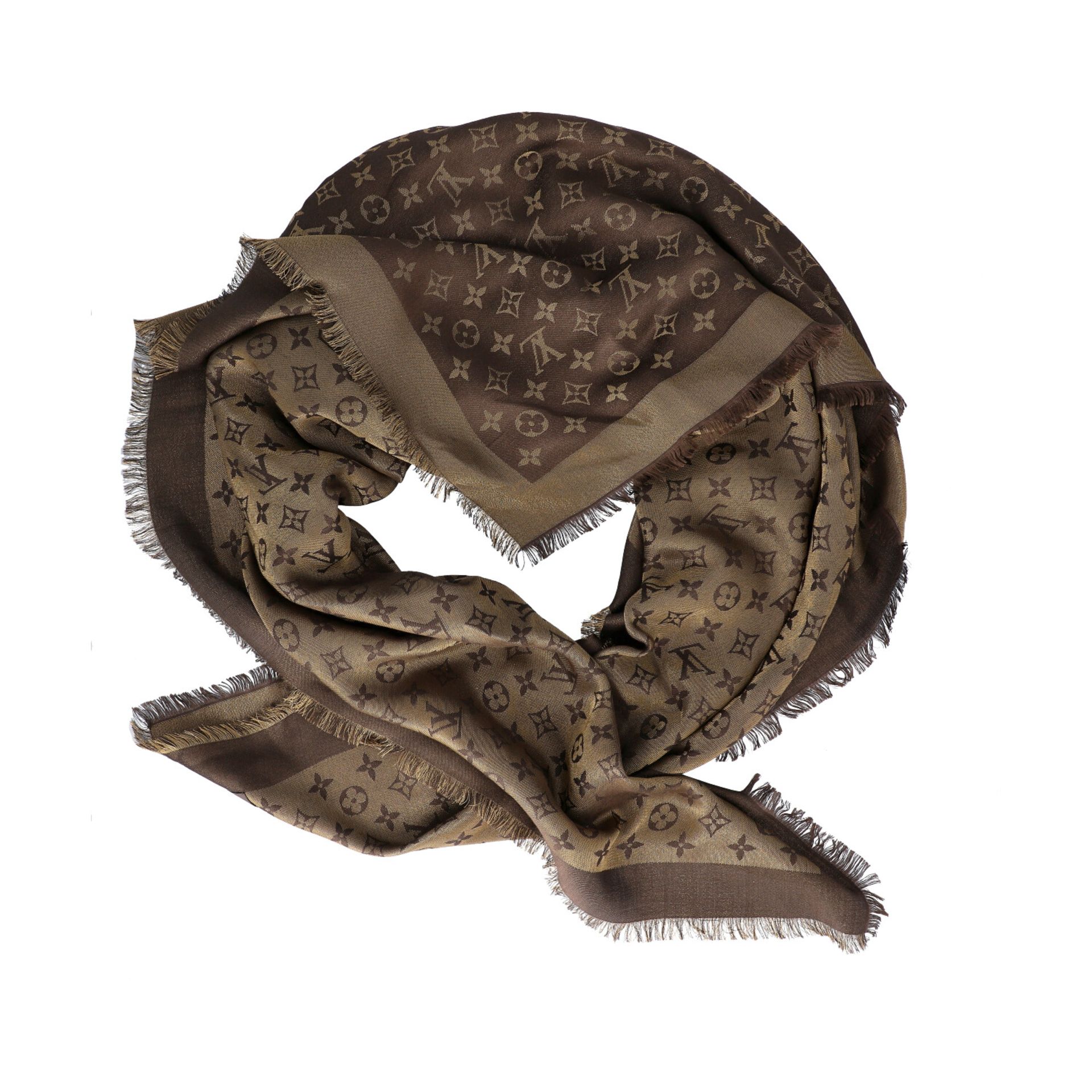 LOUIS VUITTON Foulard "MONOGRAM SHINE". - Bild 4 aus 4