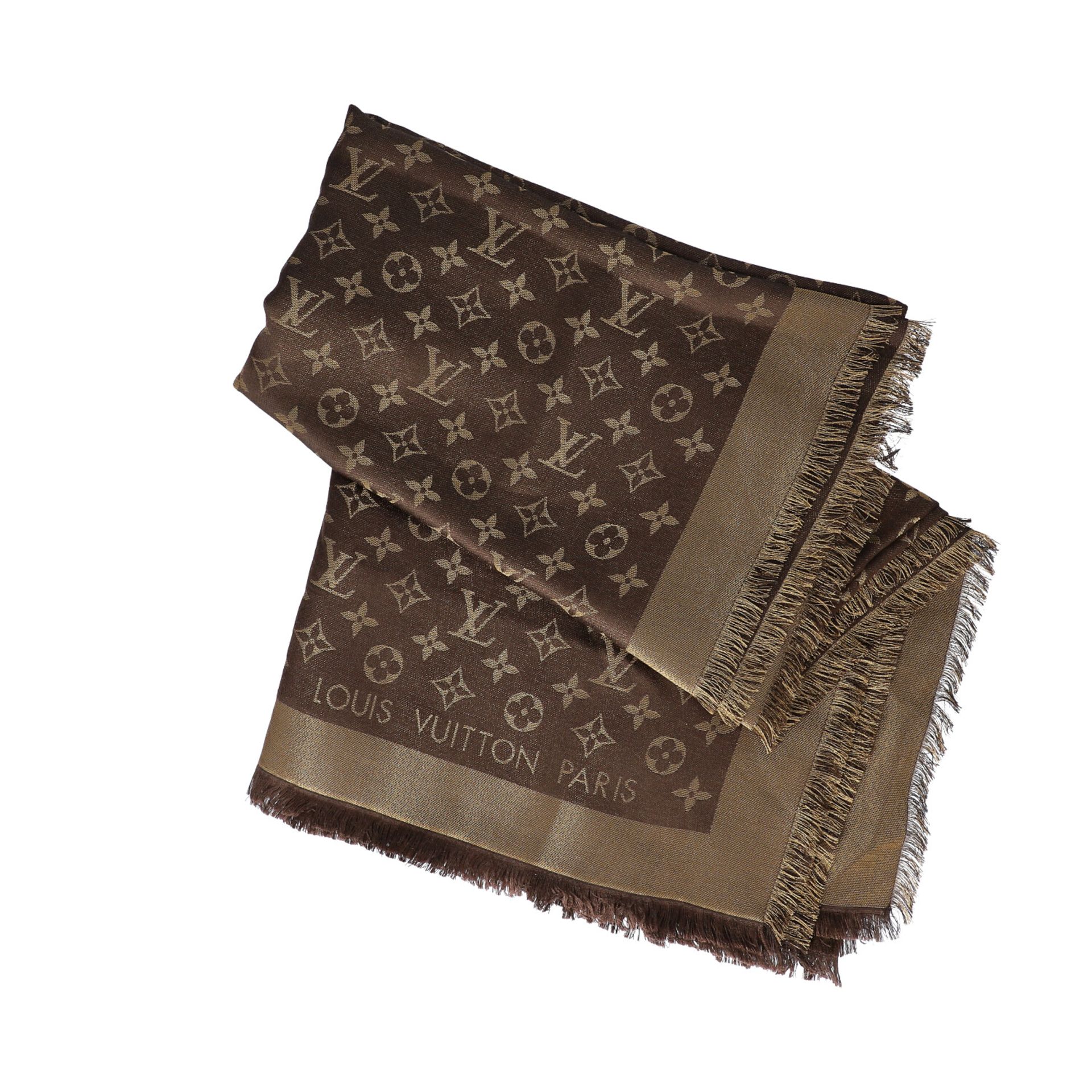 LOUIS VUITTON Foulard "MONOGRAM SHINE".