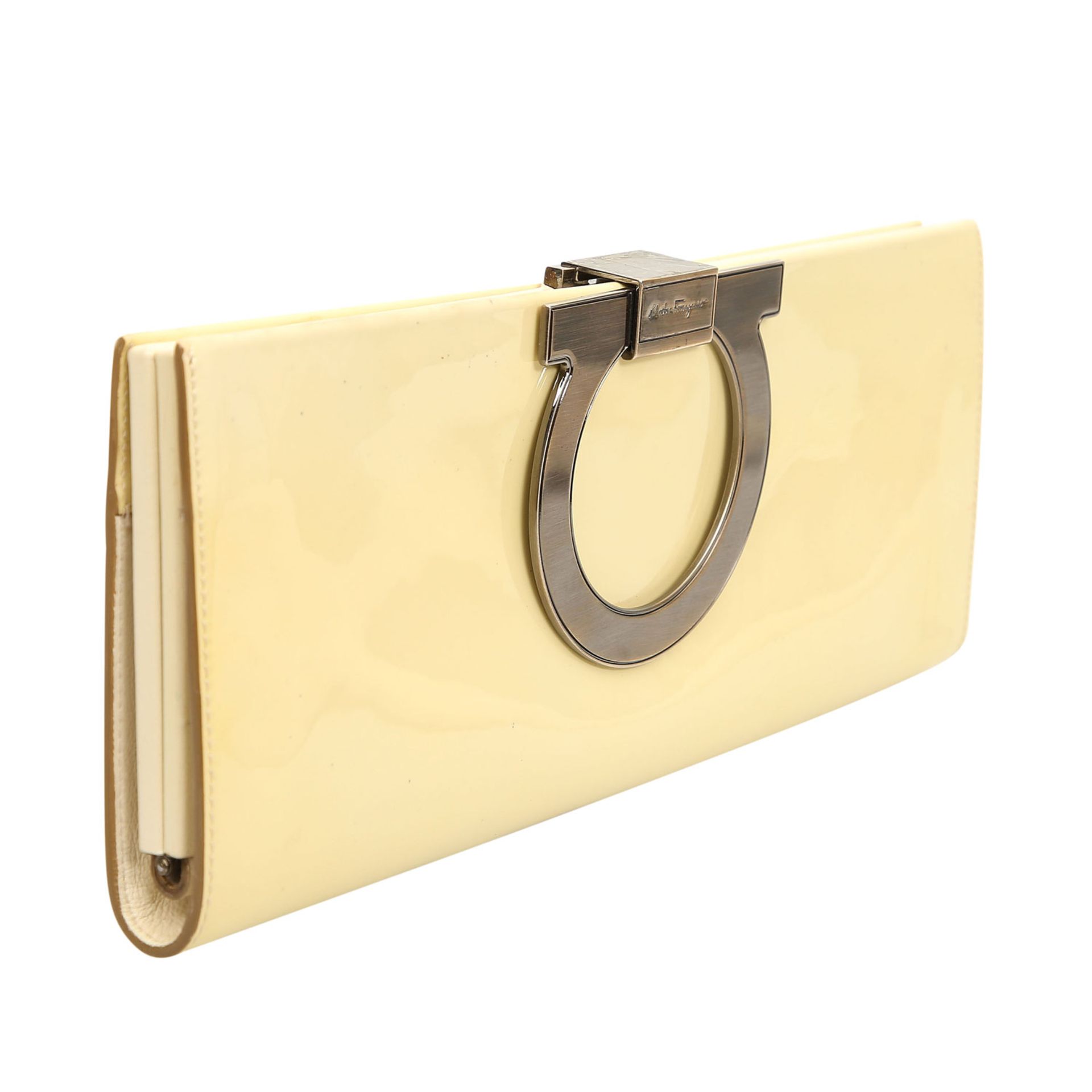 SALVATORE FERRAGAMO modische Clutch. - Bild 2 aus 6