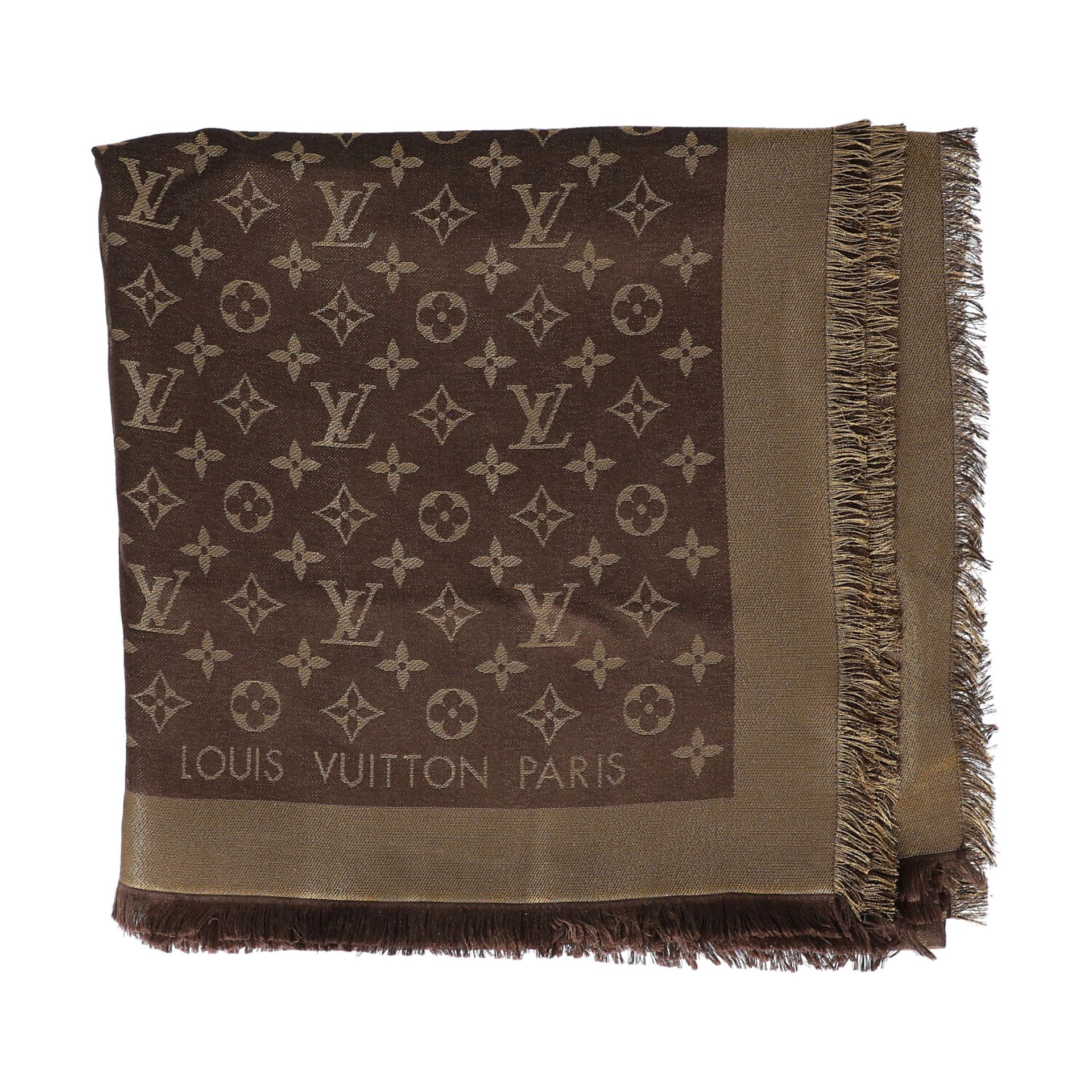 LOUIS VUITTON Foulard "MONOGRAM SHINE". - Bild 2 aus 4