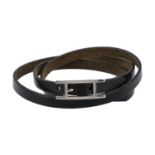 HERMÉS Armband "BEHAPI DOUBLE TOUR", akt. NP.: 295,-€.