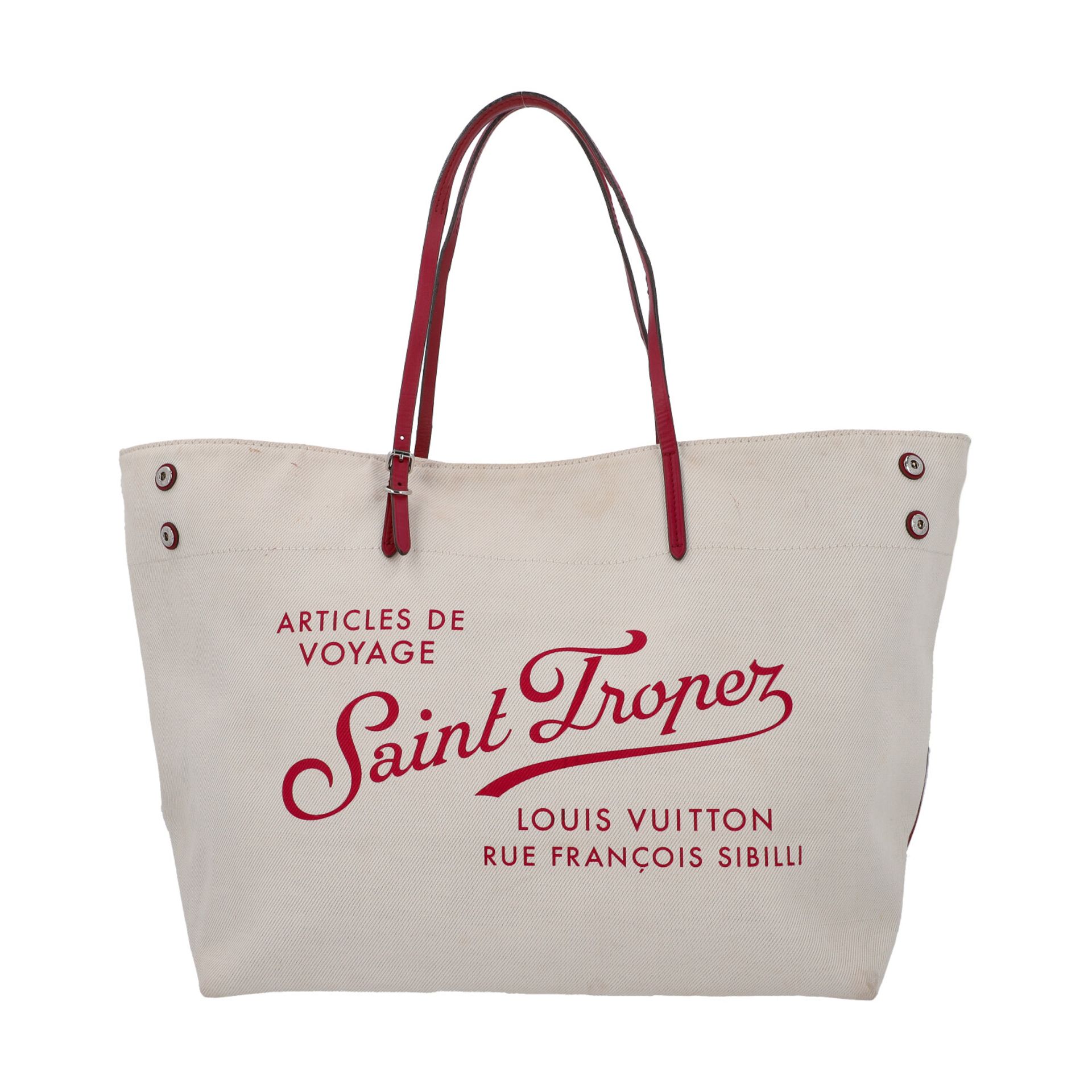 LOUIS VUITTON Shopper "NEVERFULL SAINT TROPEZ", Koll. 2014.