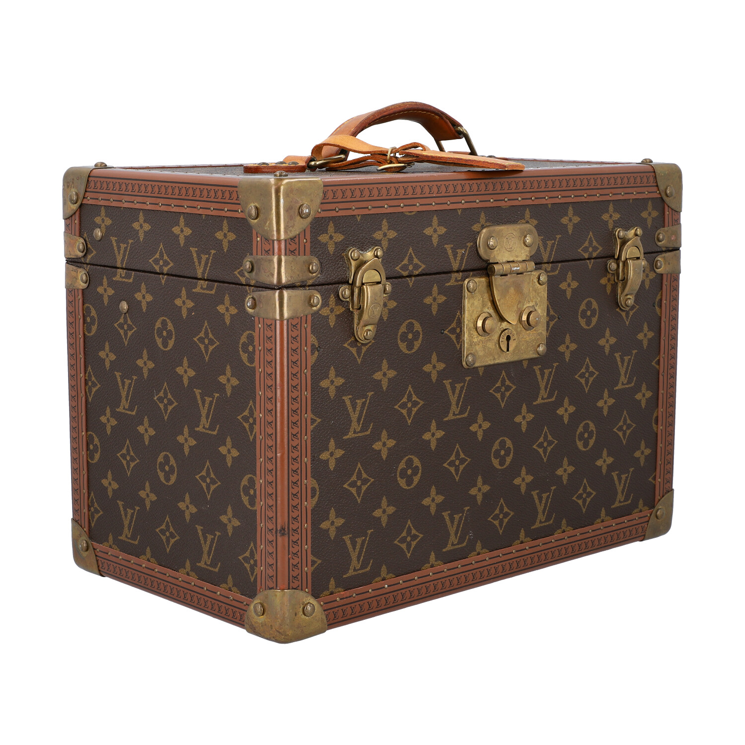 LOUIS VUITTON VINTAGE Kosmetikkoffer "BOITE PHARMACIE". Akt. NP.: 6.200,-€. - Image 2 of 7