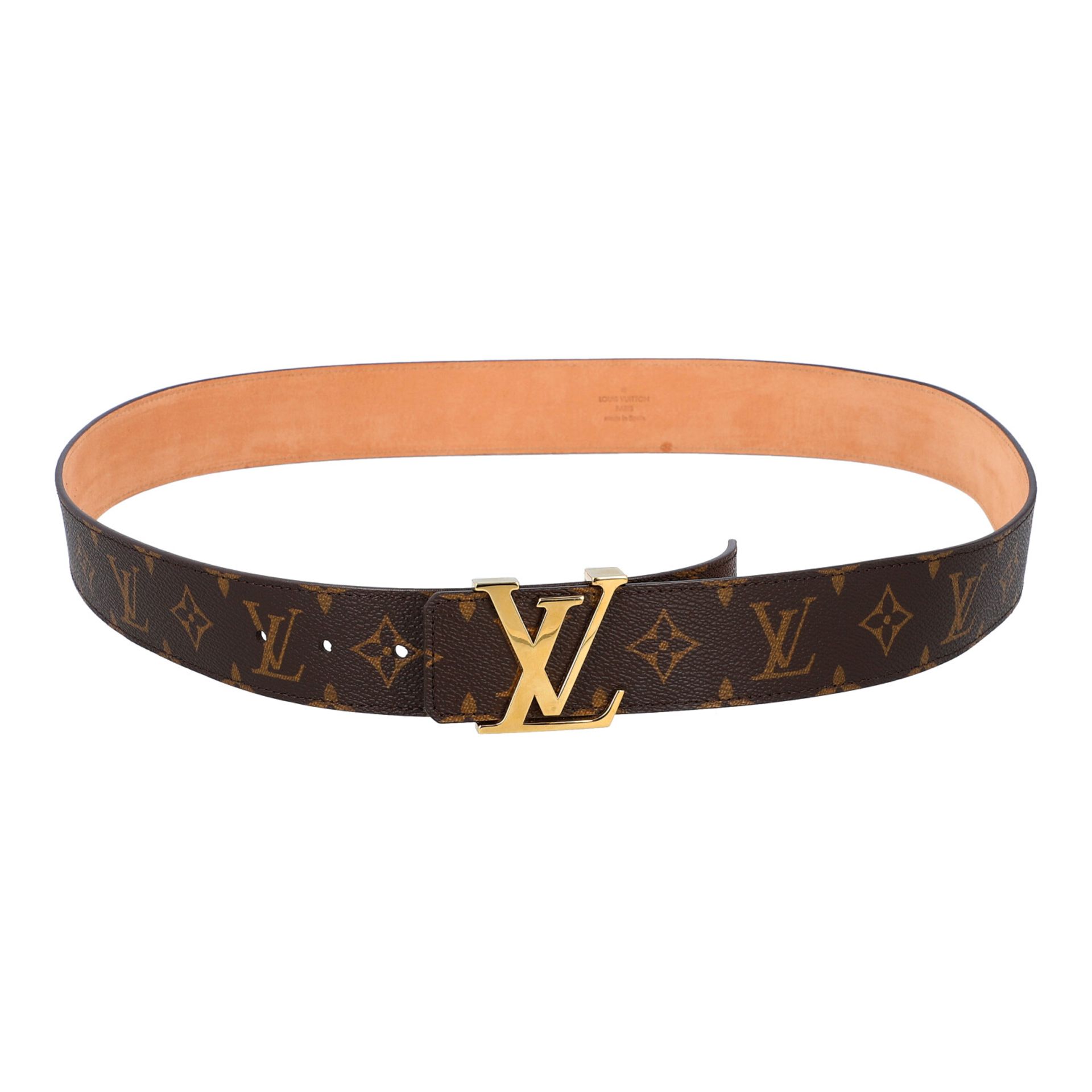 LOUIS VUITTON Gürtel "INITIALES MONOGRAM", Koll. 2010.