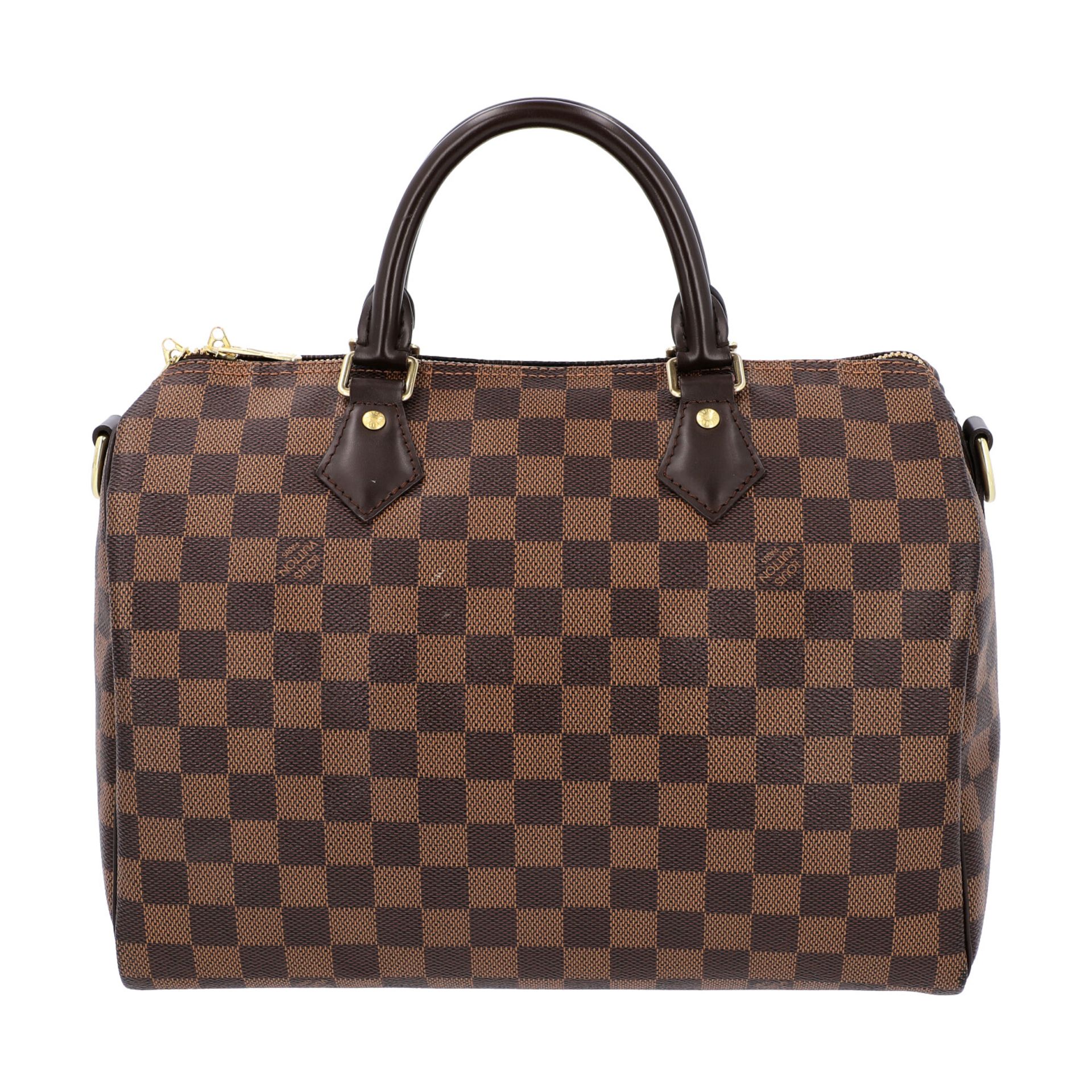 LOUIS VUITTON Handtasche "SPEEDY 30 BAND.", Koll. 2017.Akt. NP.: 1.170,-€. Damier Ebene Serie mit - Bild 4 aus 8