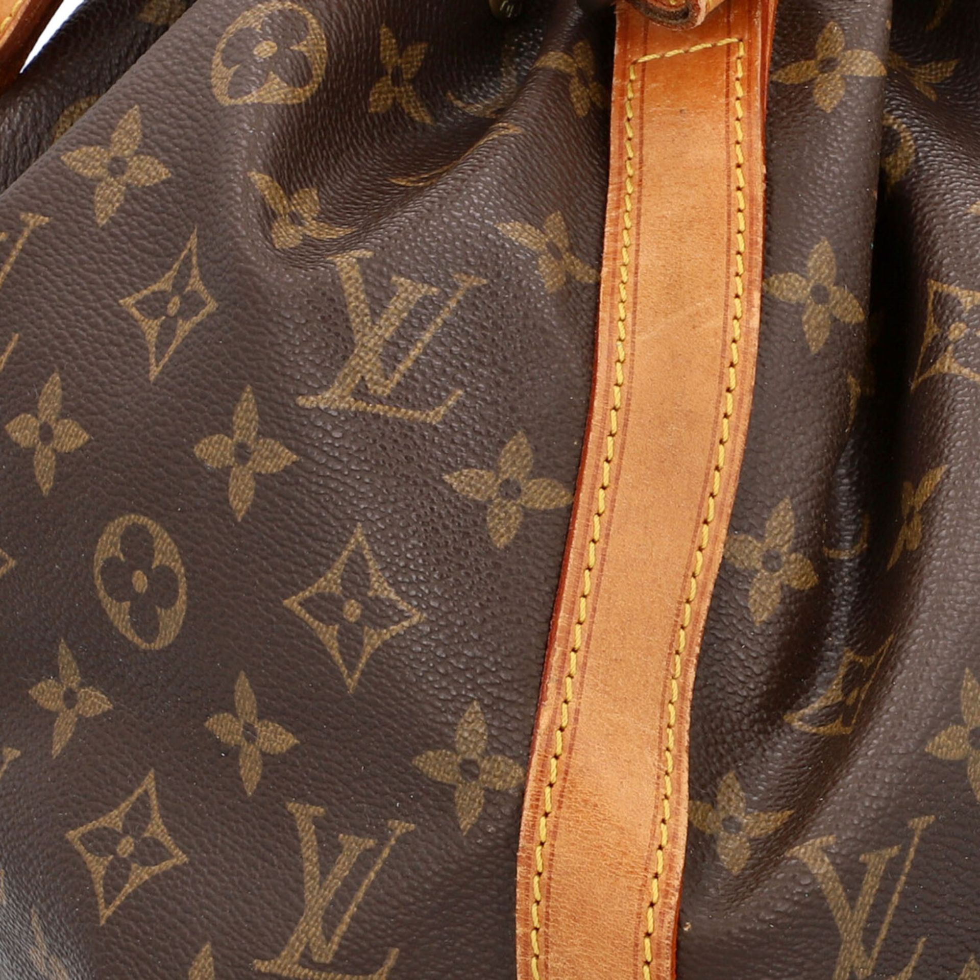 LOUIS VUITTON VINTAGE Beuteltasche "NOÉ", Koll. 1992.Akt. NP.: 1.020,-€. Monogram Canvas Serie mit - Bild 8 aus 8