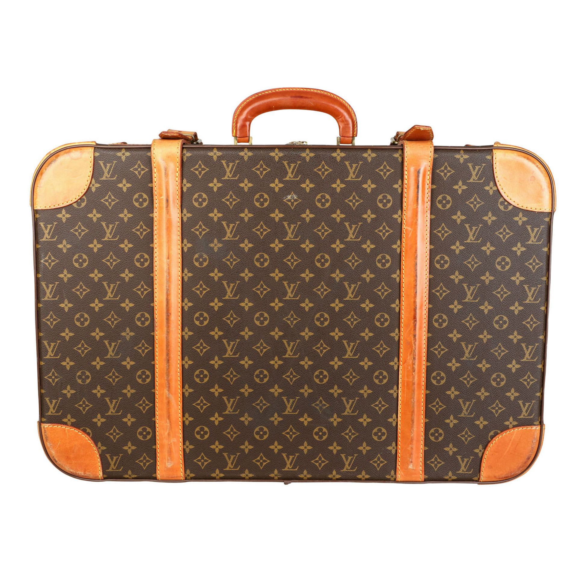 LOUIS VUITTON VINTAGE Reisekoffer "STRATOS 70", 70/80er Jahre.Monogram Canvas Serie, Beschläge aus - Bild 5 aus 7