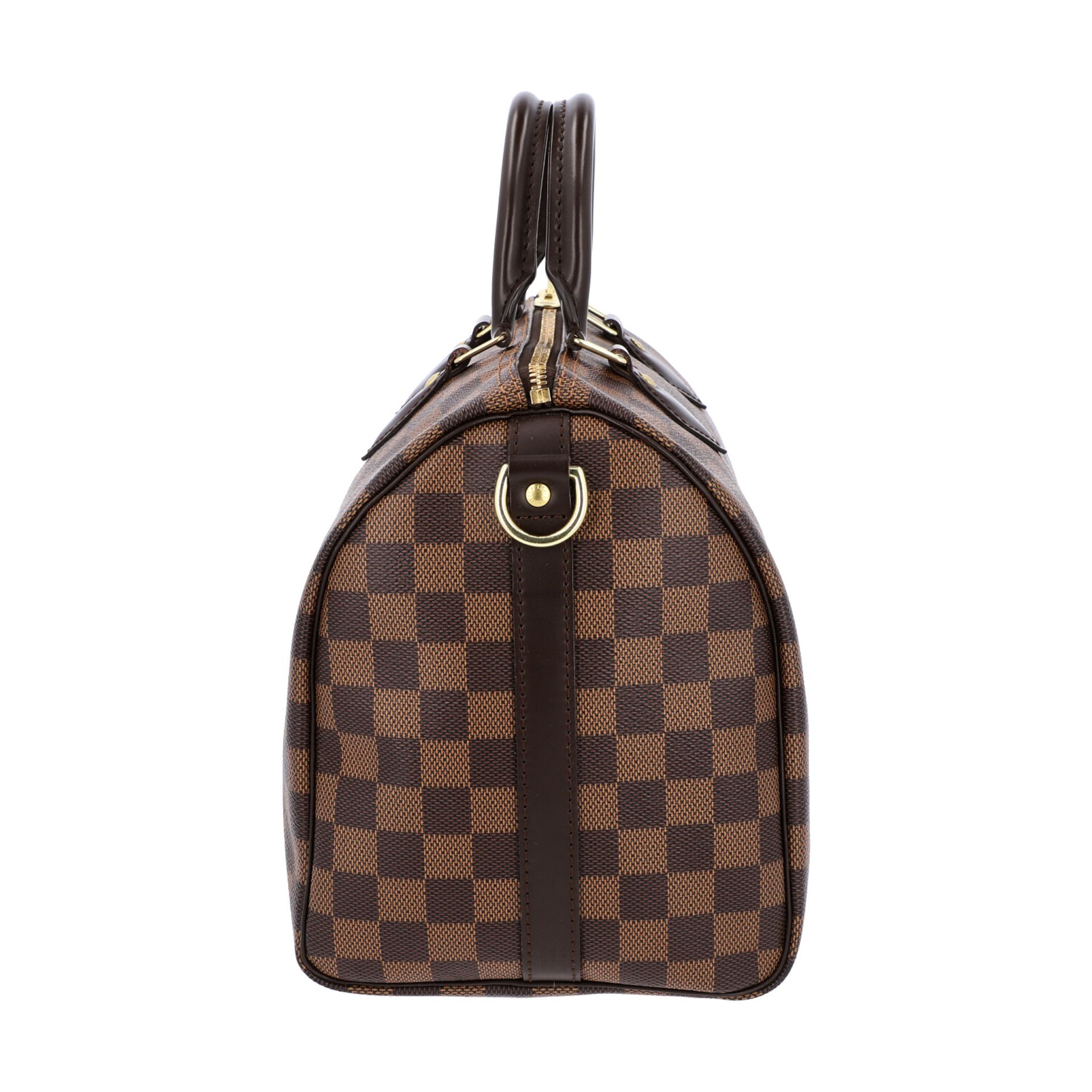 LOUIS VUITTON Handtasche "SPEEDY 30 BAND.", Koll. 2017.Akt. NP.: 1.170,-€. Damier Ebene Serie mit - Bild 3 aus 8