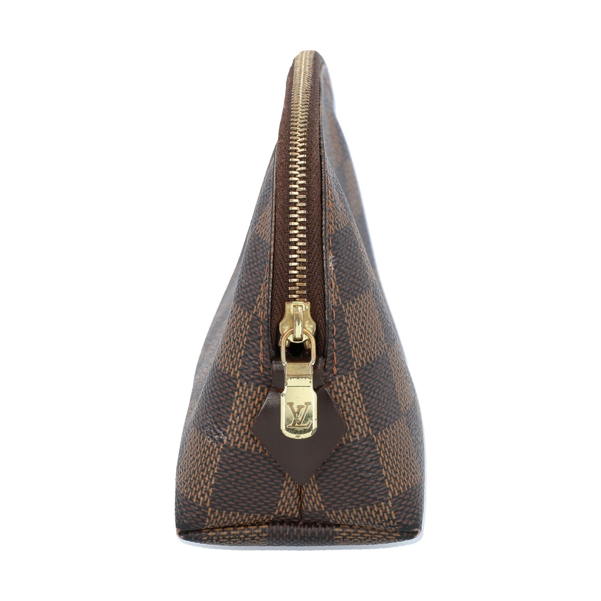 LOUIS VUITTON Kosmetiktasche "POCHETTE COSMÉTIQUE" Koll. 2007.Akt. NP.: 325,-€. Damier Ebene - Bild 3 aus 4