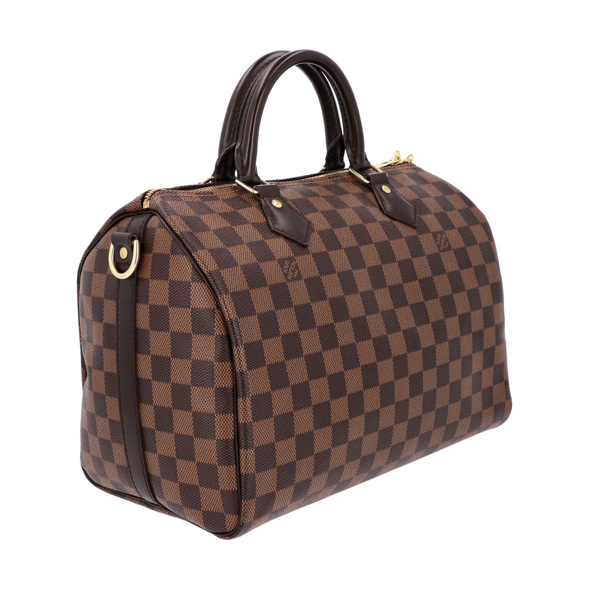 LOUIS VUITTON Handtasche "SPEEDY 30 BAND.", Koll. 2017.Akt. NP.: 1.170,-€. Damier Ebene Serie mit - Bild 2 aus 8