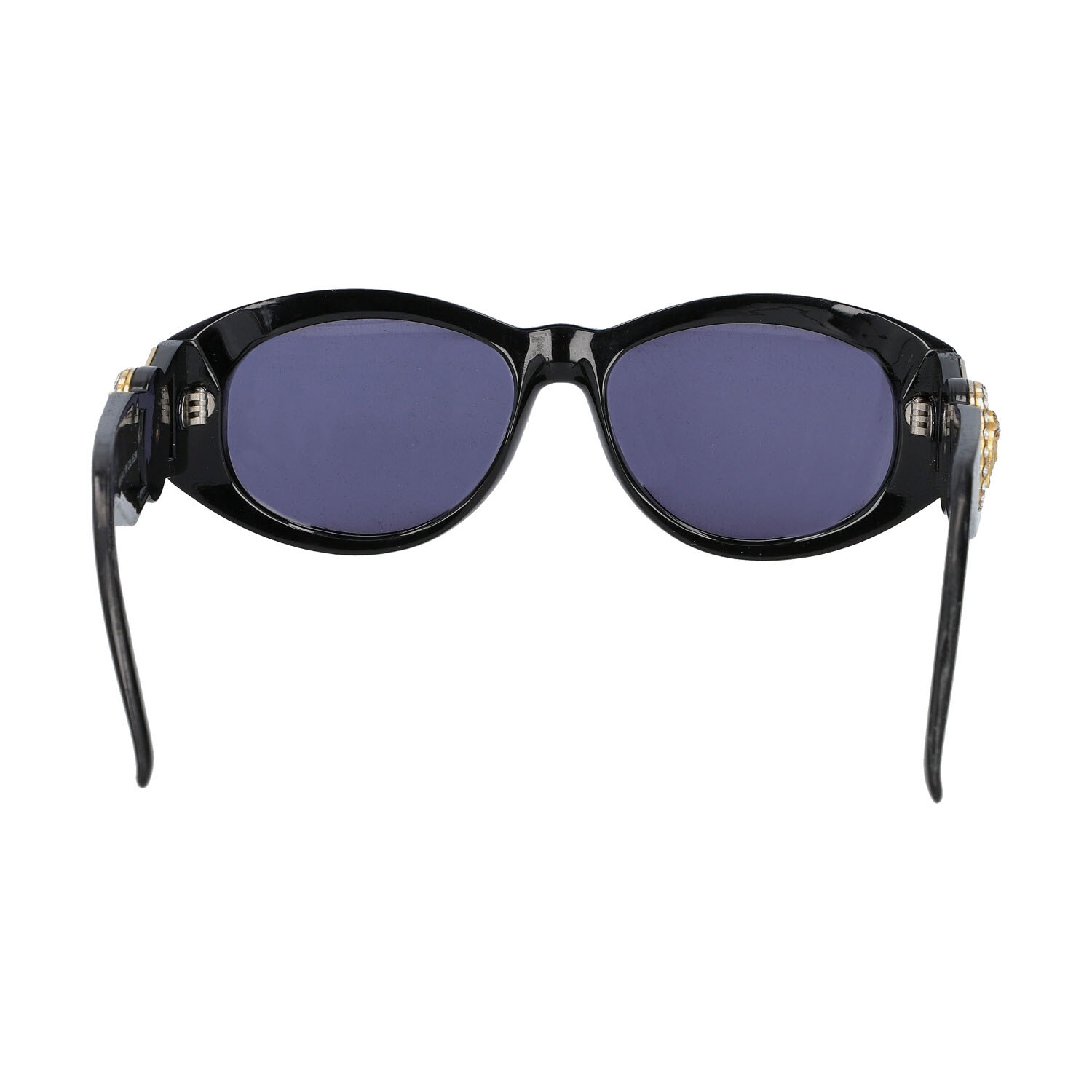 GIANNI VERSACE VINTAGE Sonnenbrille "MOD 424/C COL.852".Kunststoffgestell in Schwarz mit dekorativen - Image 4 of 4