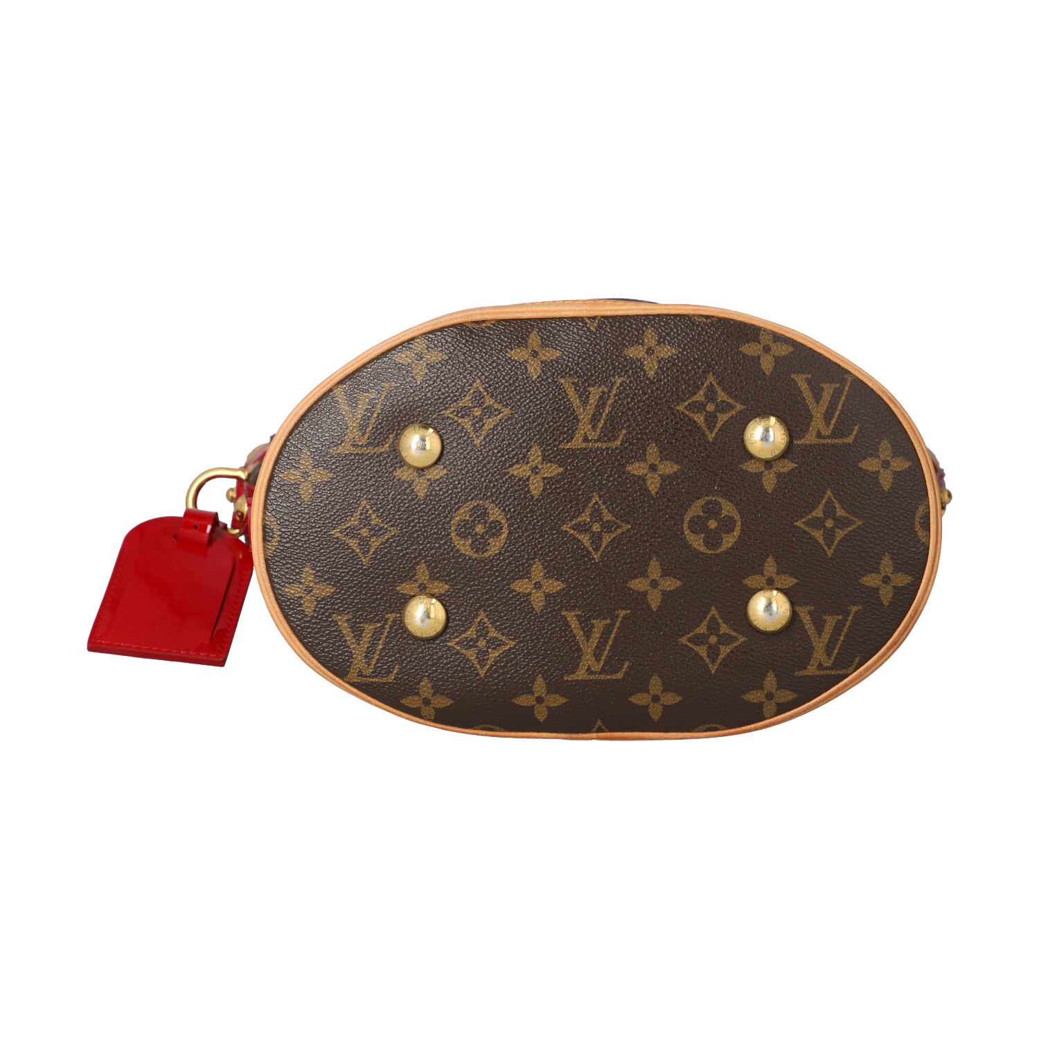 LOUIS VUITTON Beuteltasche "NEO BUCKET", Koll. 2007.Monogram Rubis Serie. Materialmix aus Monogram - Image 5 of 8