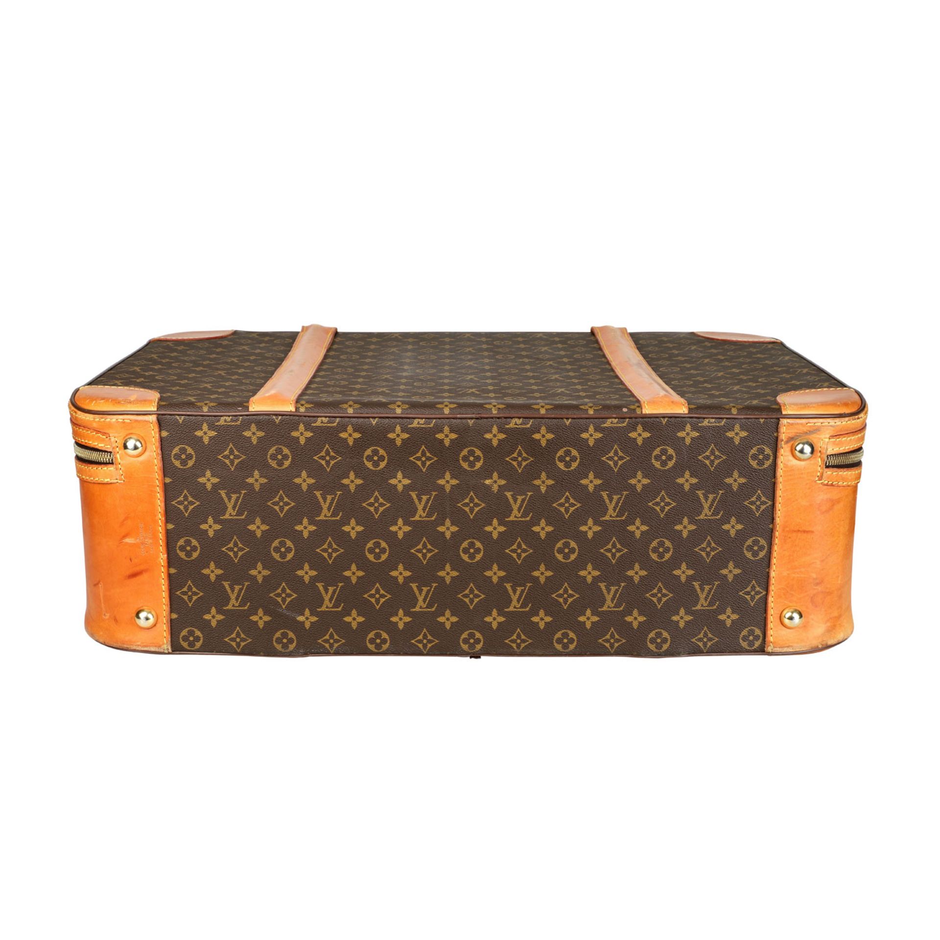 LOUIS VUITTON VINTAGE Reisekoffer "STRATOS 70", 70/80er Jahre.Monogram Canvas Serie, Beschläge aus - Bild 4 aus 7