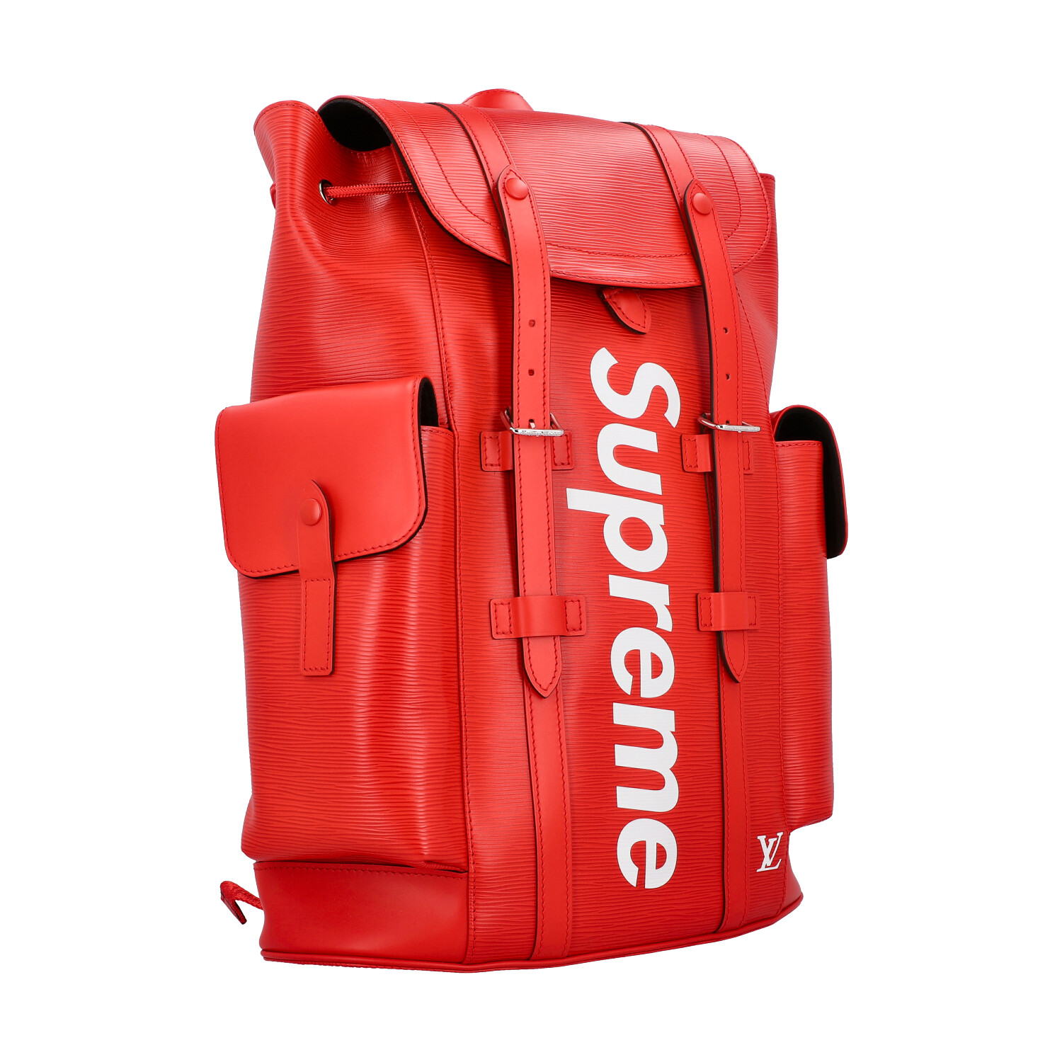 LOUIS VUITTON x SUPREME Rucksack "CHRISTOPHER BACKPACK EPI PM", Koll. 2017. - Image 2 of 8