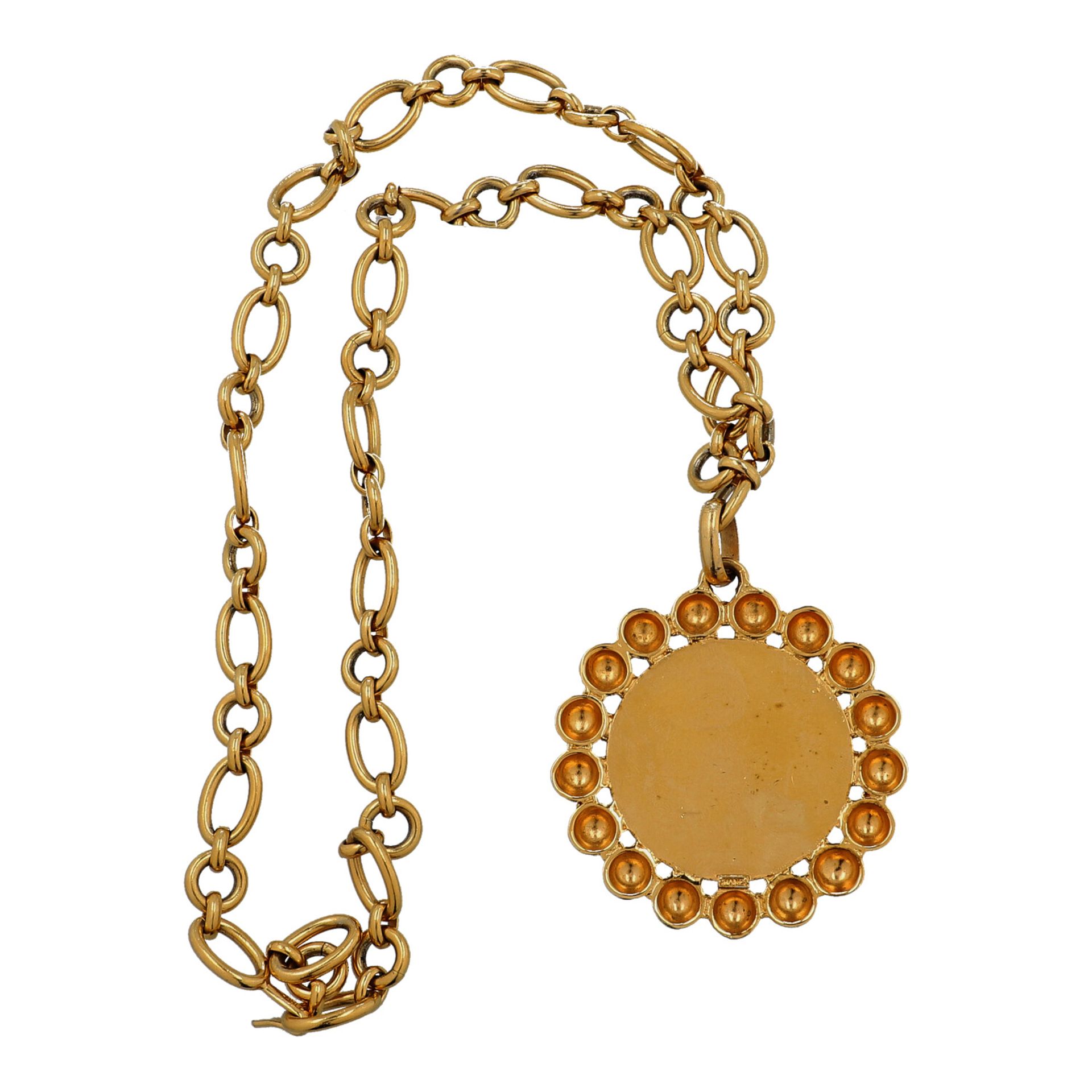 CHANEL Kette, Koll. aus dem Jahre 1954 - 1971 (Lebzeit von Coco Chanel). - Bild 3 aus 3