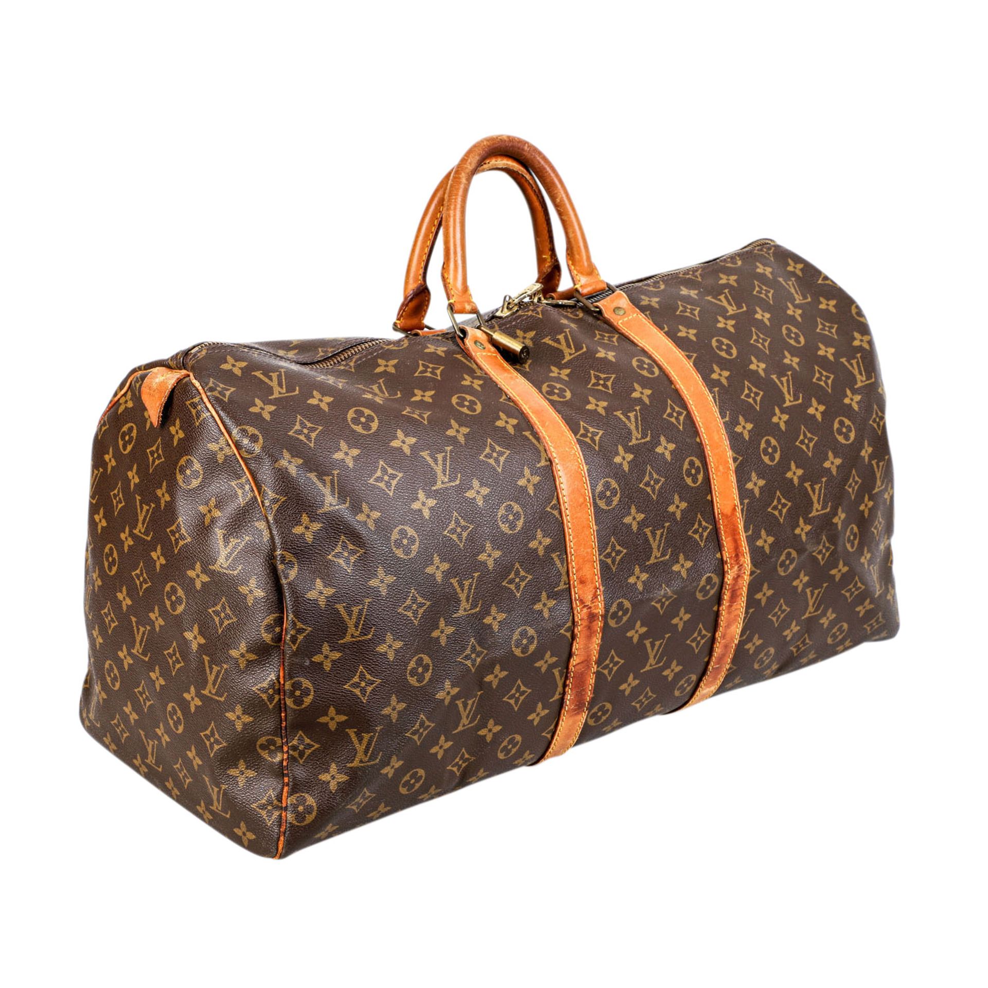 LOUIS VUITTON VINTAGE Weekender "KEEPALL 55", Koll. 1989. - Bild 2 aus 8