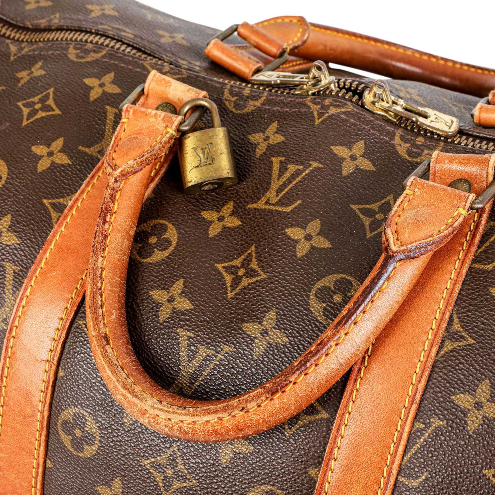 LOUIS VUITTON VINTAGE Weekender "KEEPALL 55", Koll. 1989. - Bild 8 aus 8