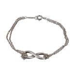 TIFFANY & Co. Armkette, "INFINITY", Länge: 15,5cm.