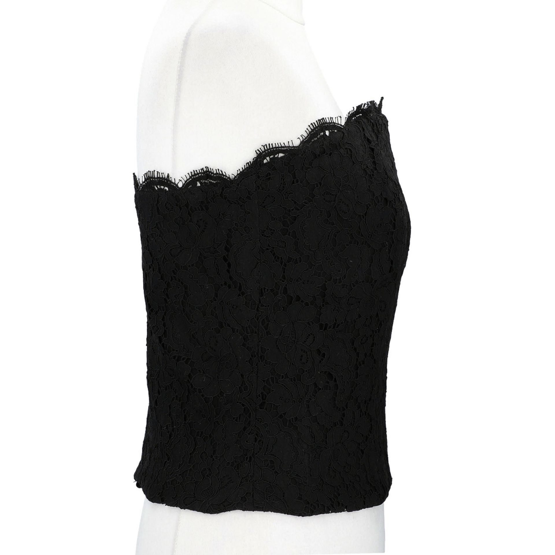 CHANEL Spitzen-Bustier, Gr. 36. - Bild 3 aus 4