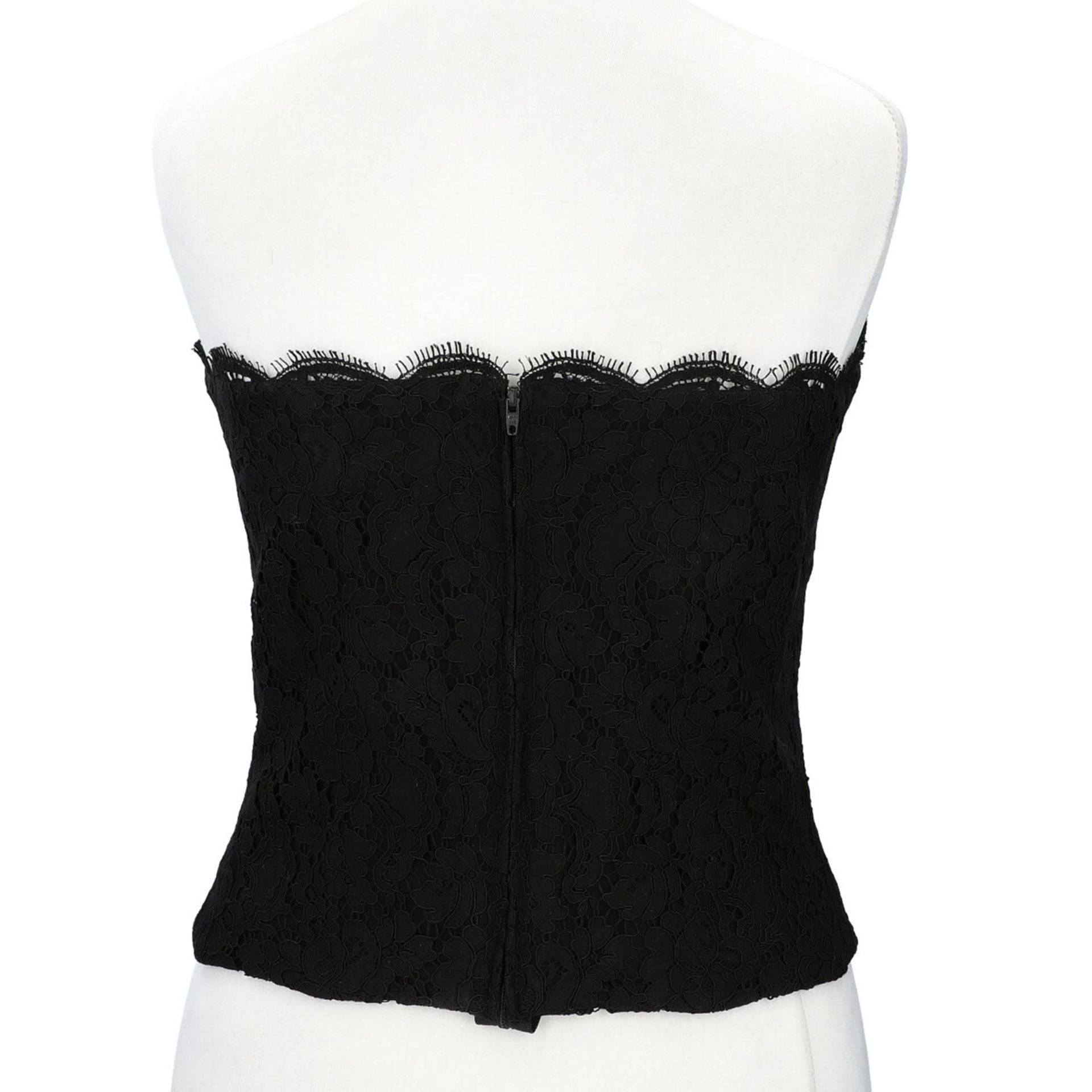 CHANEL Spitzen-Bustier, Gr. 36. - Bild 4 aus 4