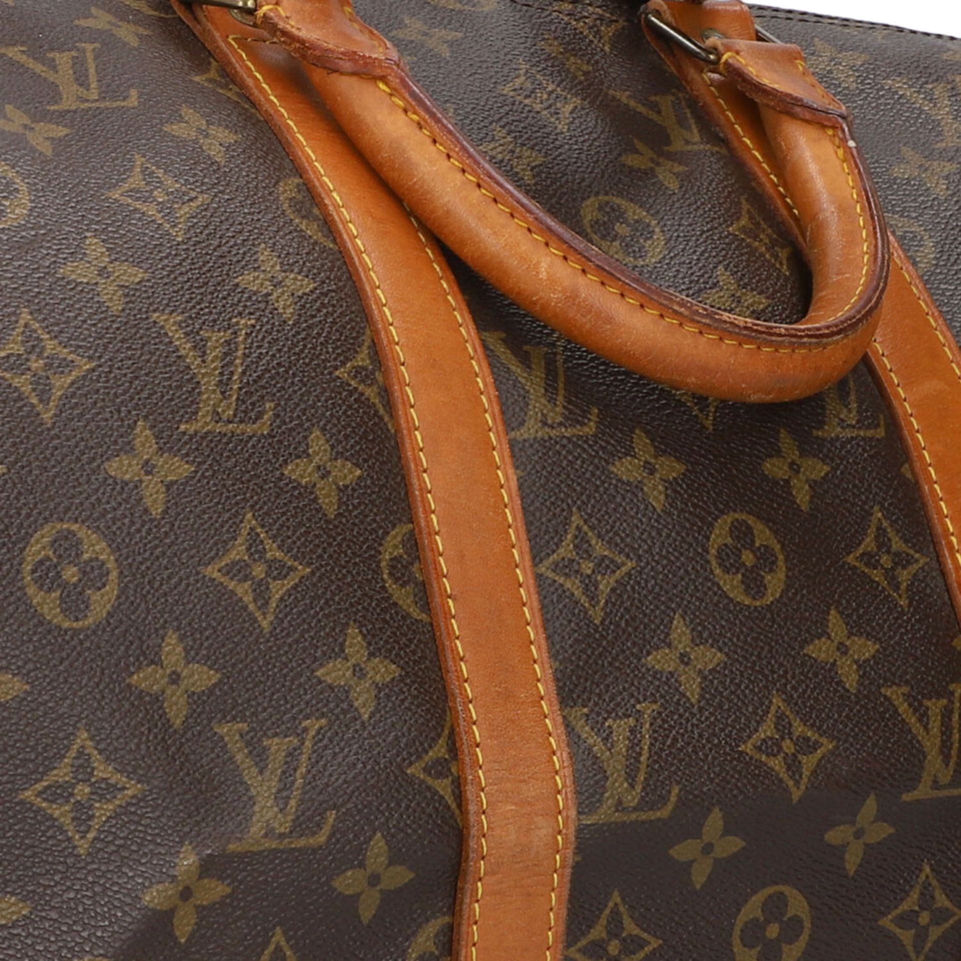 LOUIS VUITTON VINTAGE Weekender "KEEPALL 50", Koll. 1990. - Bild 8 aus 8