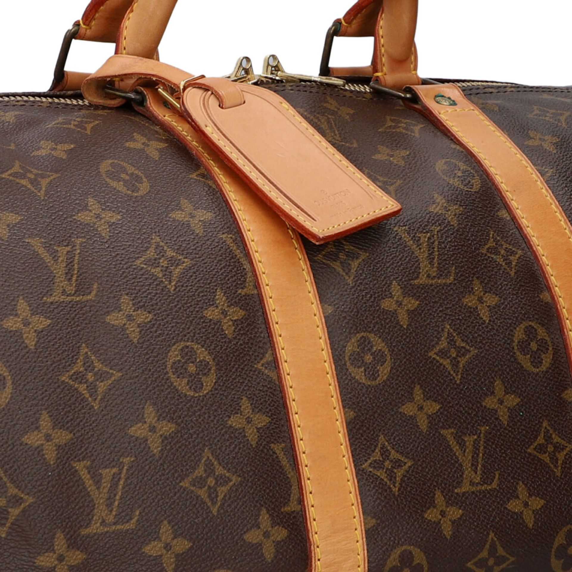 LOUIS VUITTON VINTAGE Weekender "KEEPALL 55", Koll. 1991. - Bild 8 aus 8