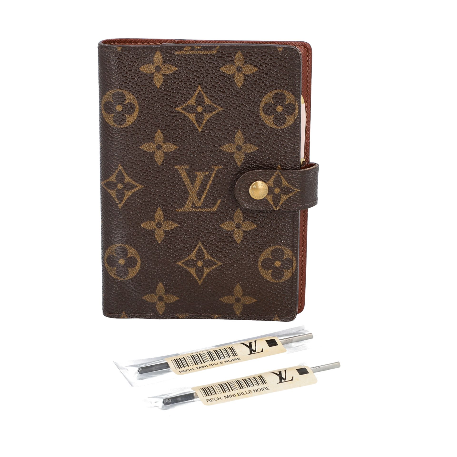 LOUIS VUITTON Agenda "FONCTIONELL PM", Koll. 2002.