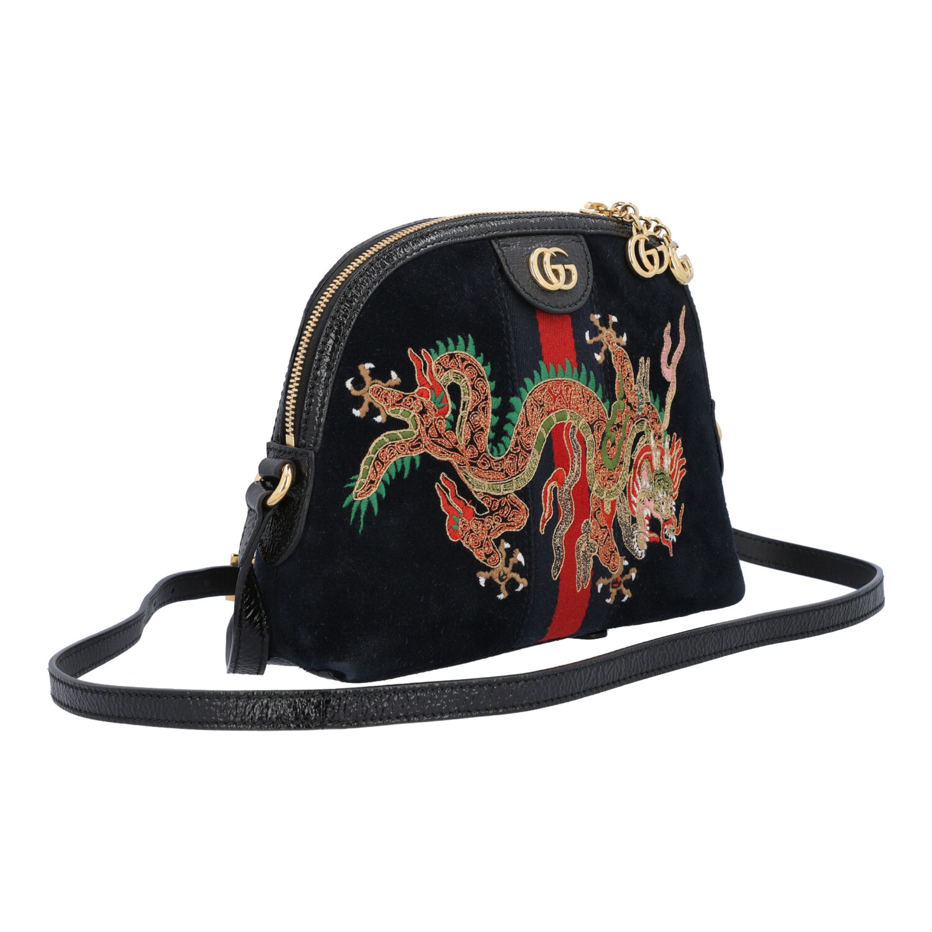 GUCCI Umhängetasche "EMBROIDERED GG OPHIDIA", NP. ca.: 1.500,-€. - Bild 2 aus 8