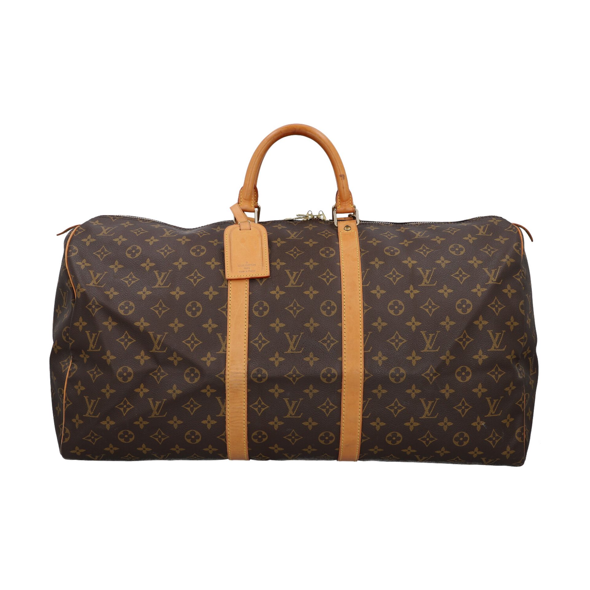 LOUIS VUITTON VINTAGE Weekender "KEEPALL 55", Koll.: 1993, akt. NP.: 1.240,-€.