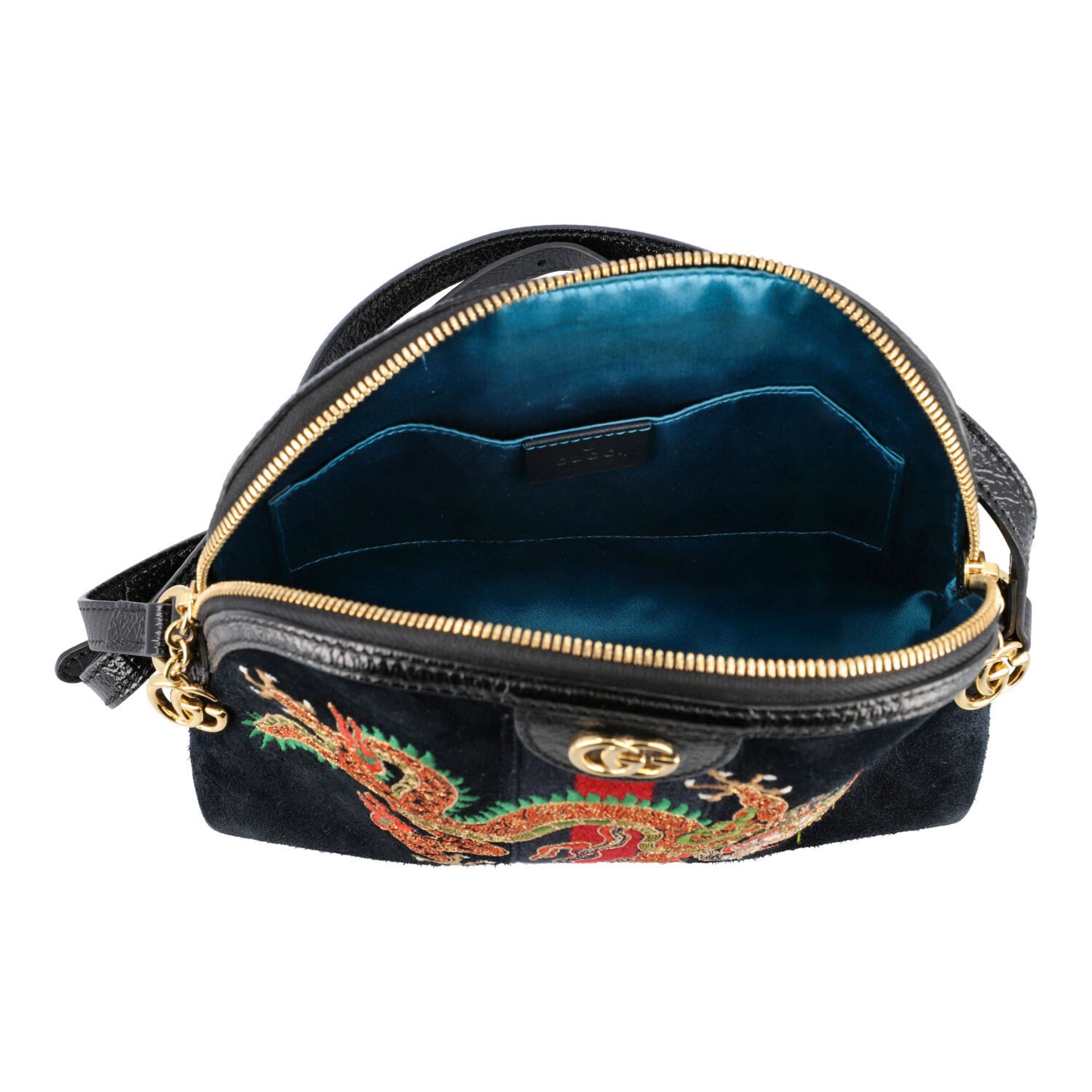 GUCCI Umhängetasche "EMBROIDERED GG OPHIDIA", NP. ca.: 1.500,-€. - Bild 6 aus 8