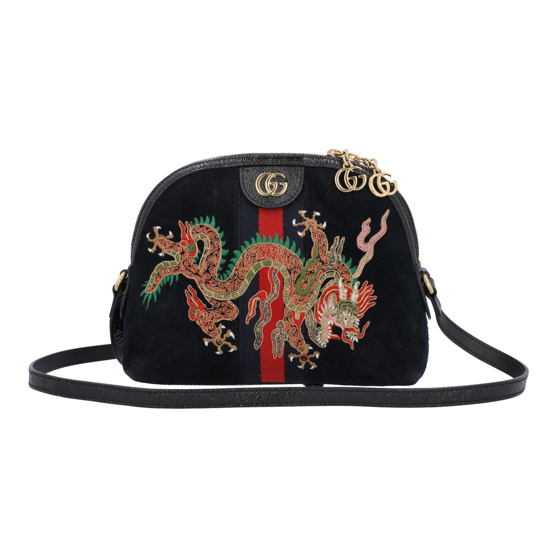 GUCCI Umhängetasche "EMBROIDERED GG OPHIDIA", NP. ca.: 1.500,-€.