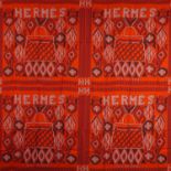 HERMÈS Seidencarré "KELLY EN PERLES".