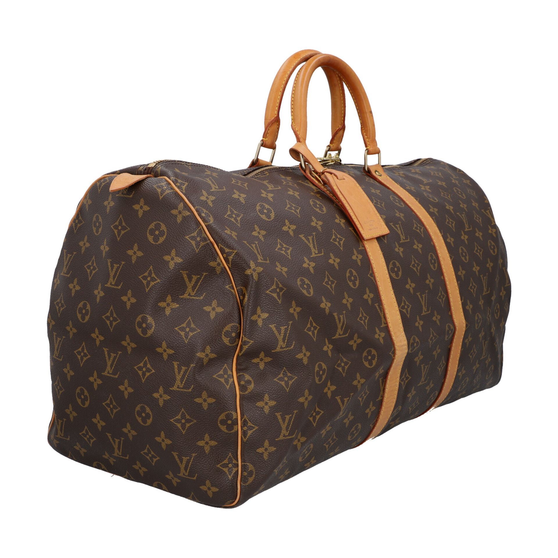 LOUIS VUITTON VINTAGE Weekender "KEEPALL 55", Koll.: 1993, akt. NP.: 1.240,-€. - Bild 2 aus 8